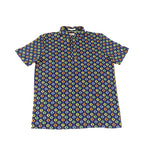 SS23 Leo Navy with Multicolor Rings Polo