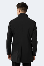 Black Outerwear Long Coat