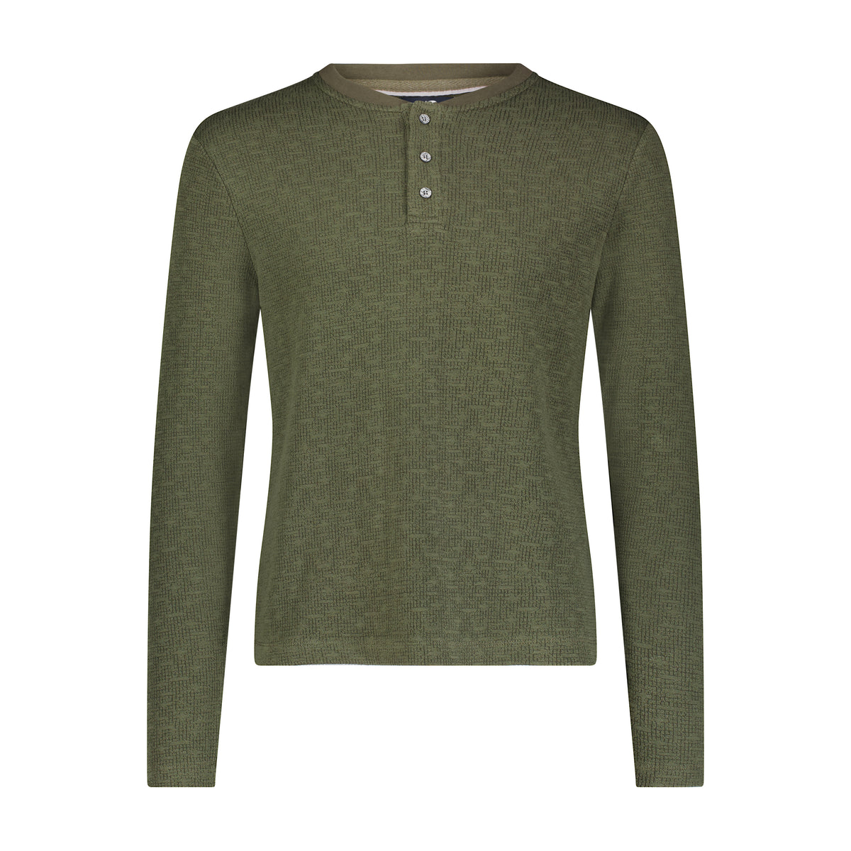 Forest Jacquard Performance Henley