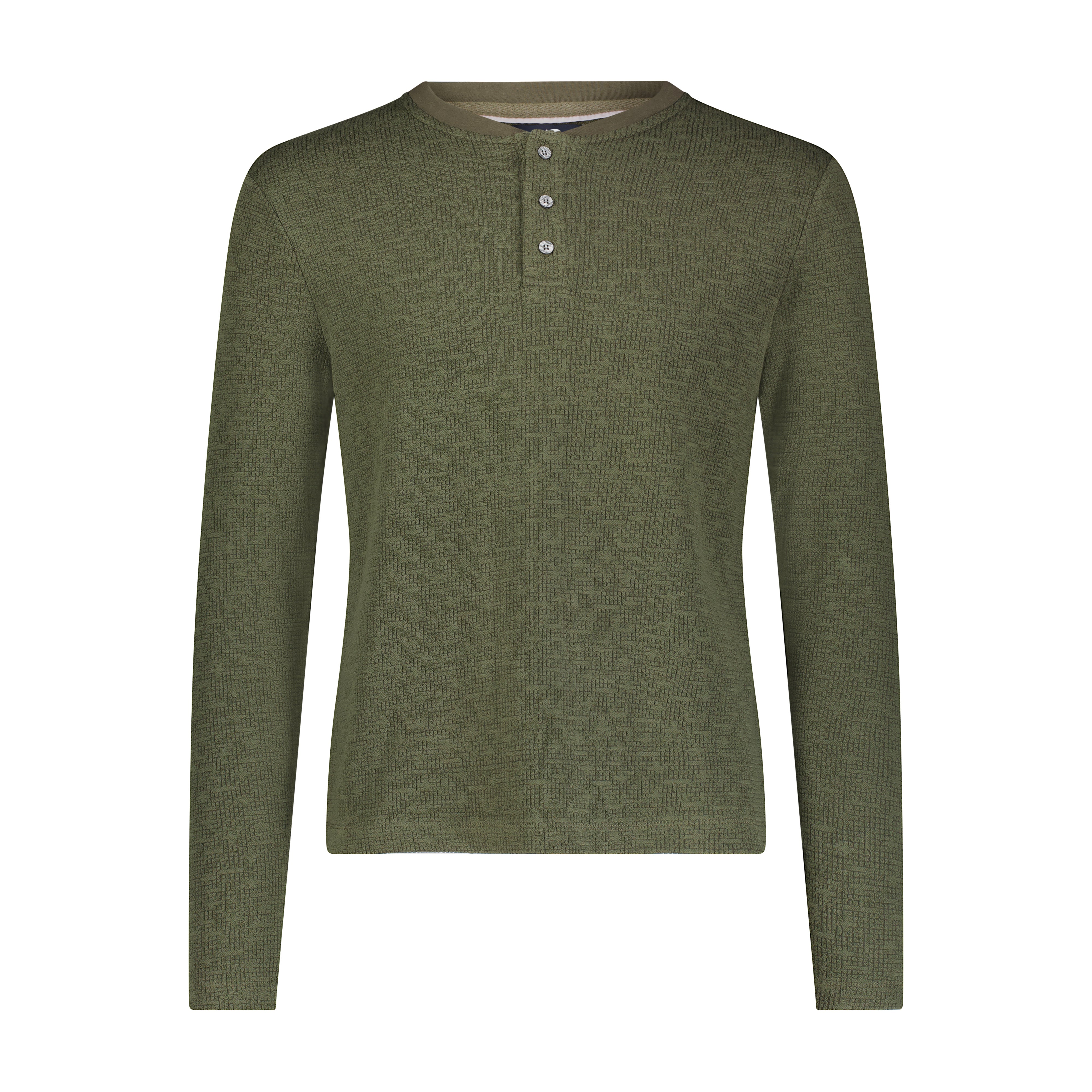Forest Jacquard Performance Henley