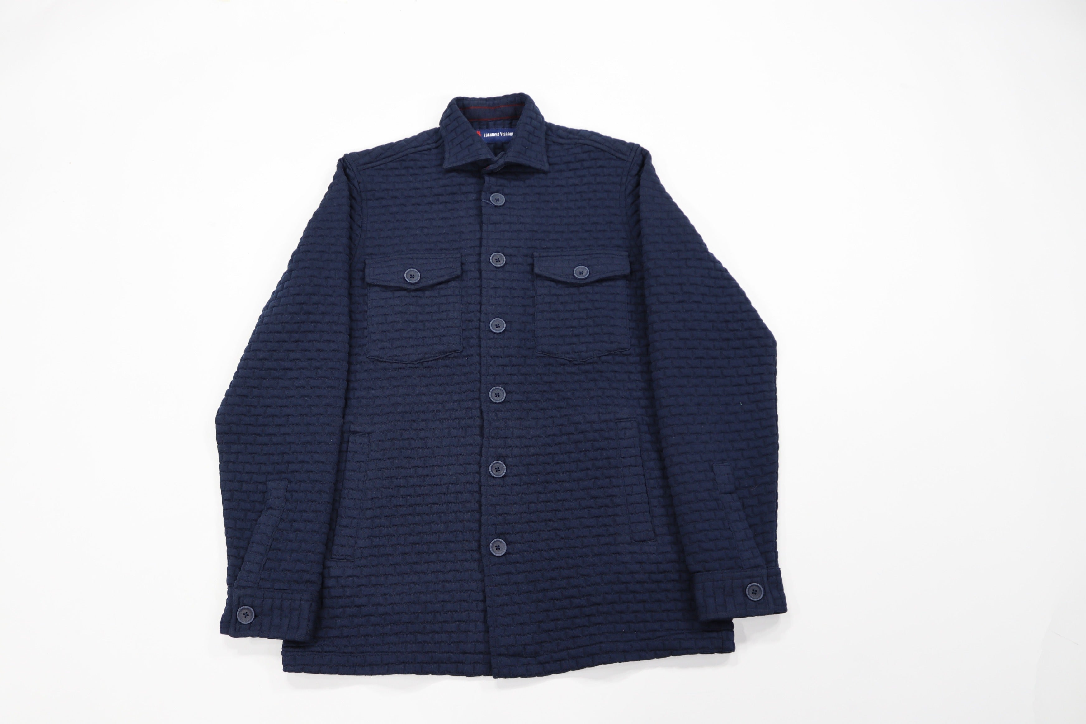 Navy Brick Shacket