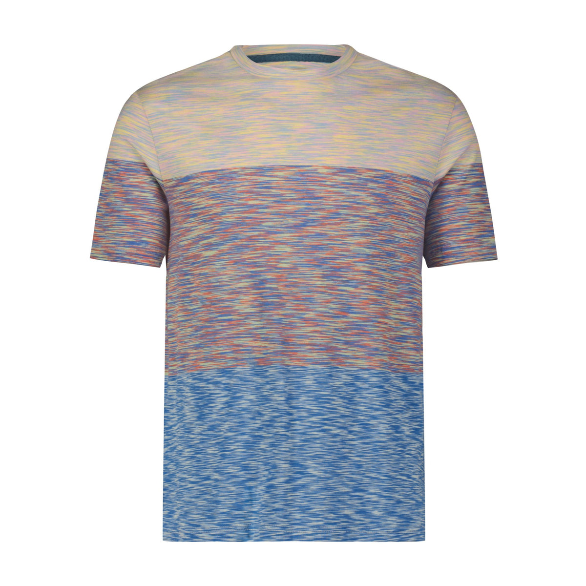 Aqua, Green, and Fuchsia Space Dyed Tee