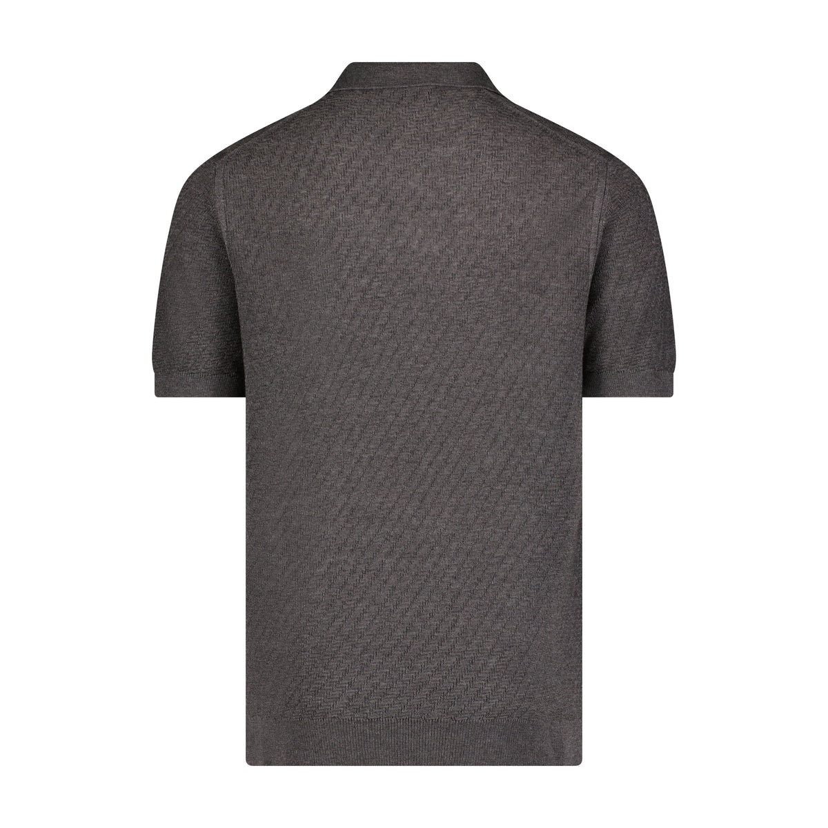 Shade of Grey Herringbone Polo