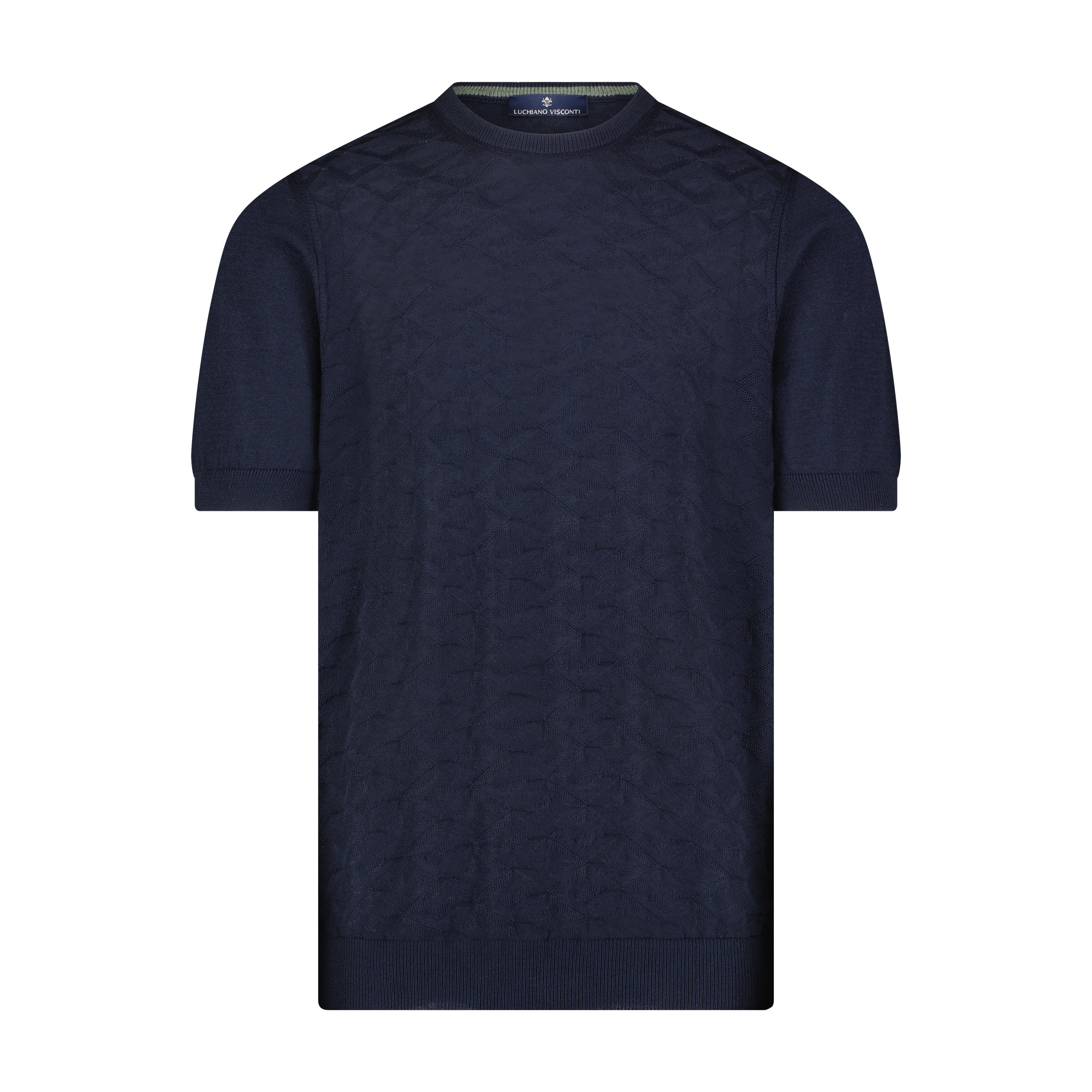 Navy Diamonds Polo