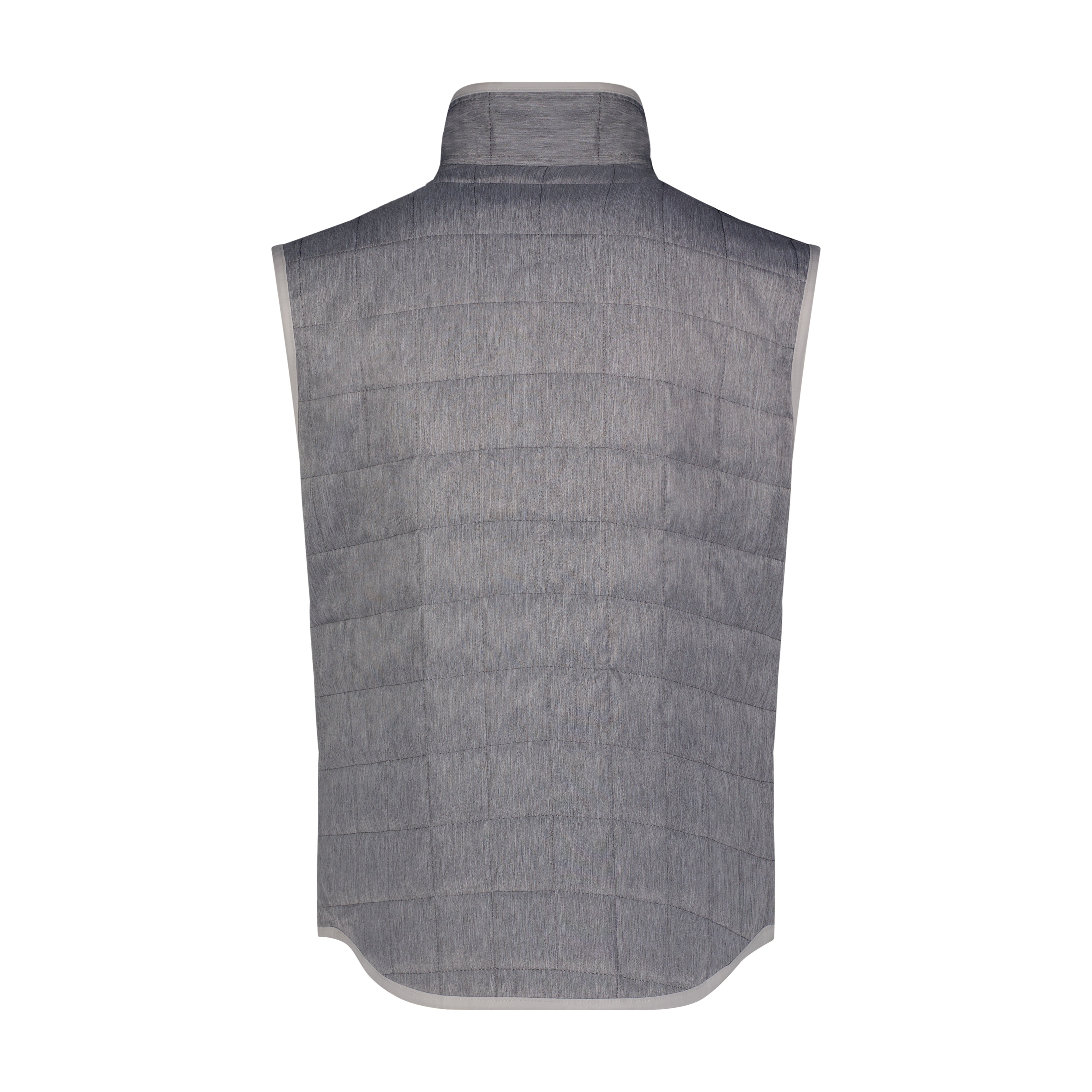 Grey Quilted Vest