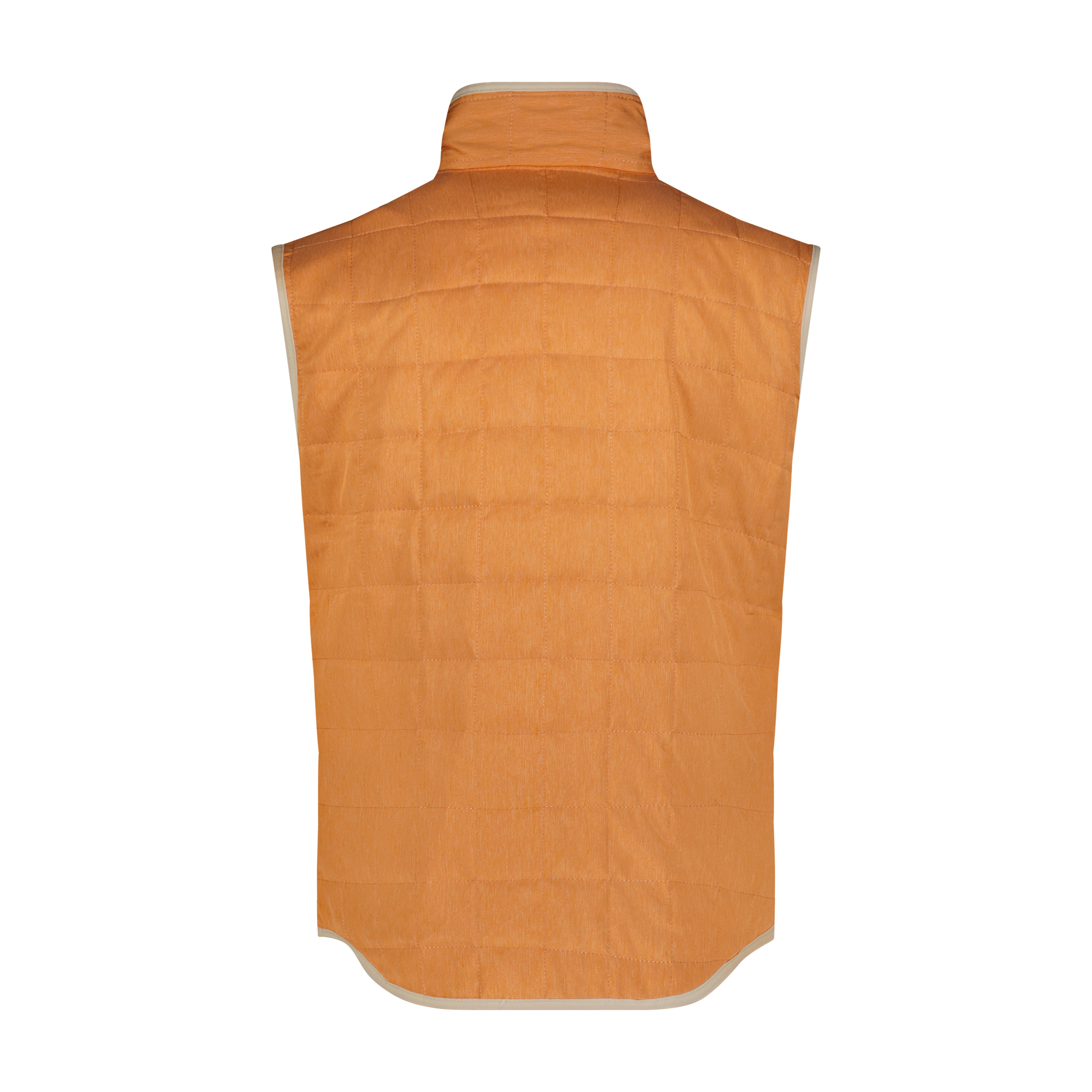 Orange Quilted Vest