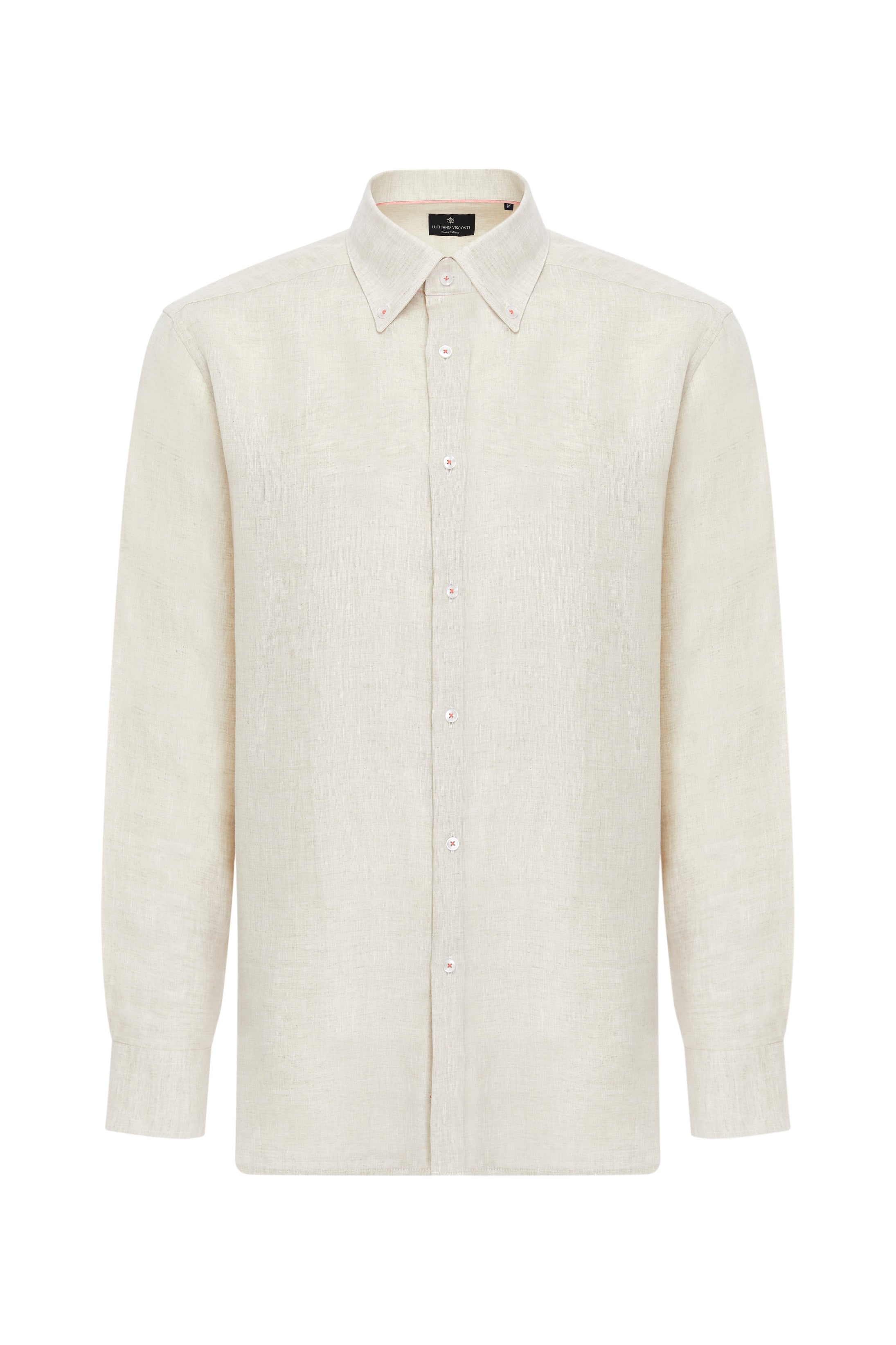 Sand Linen Long Sleeve Shirt