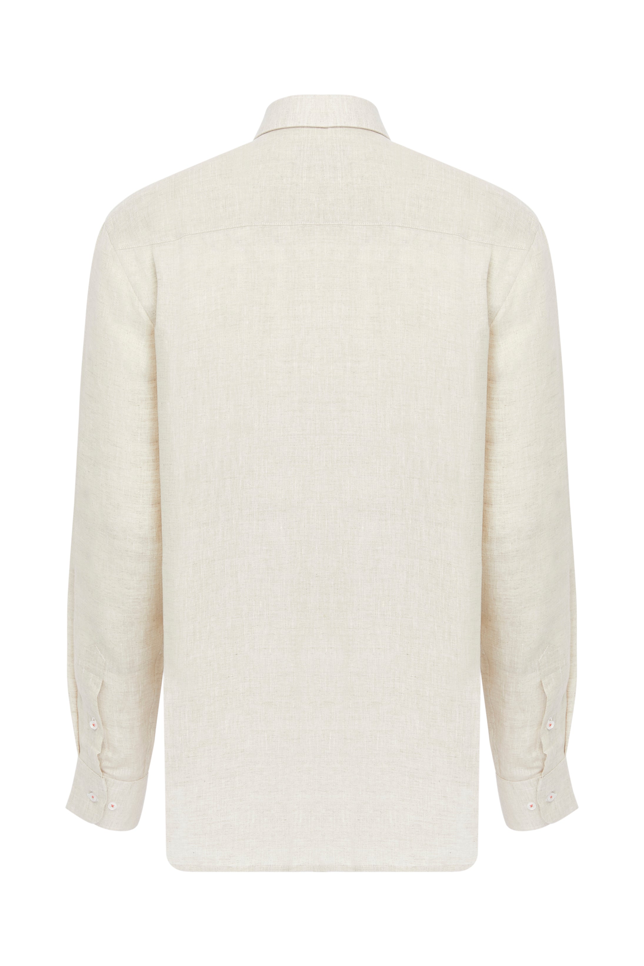Sand Linen Long Sleeve Shirt