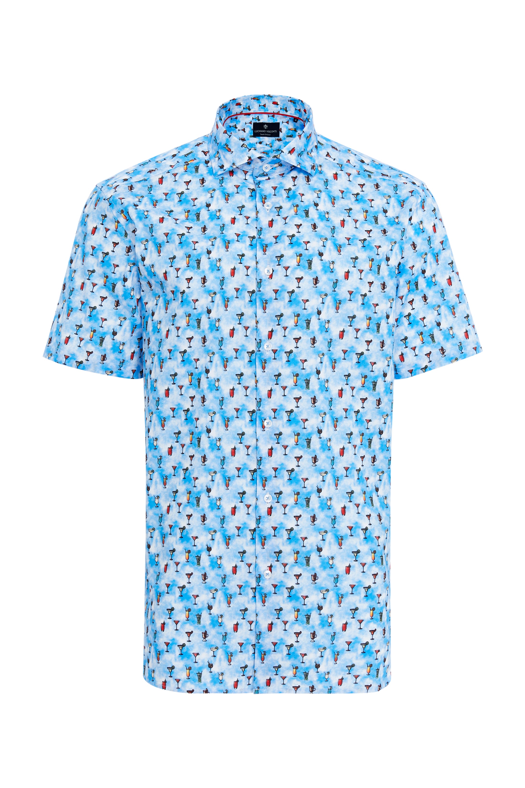 Happy Hour Print Short Sleeve Shirt