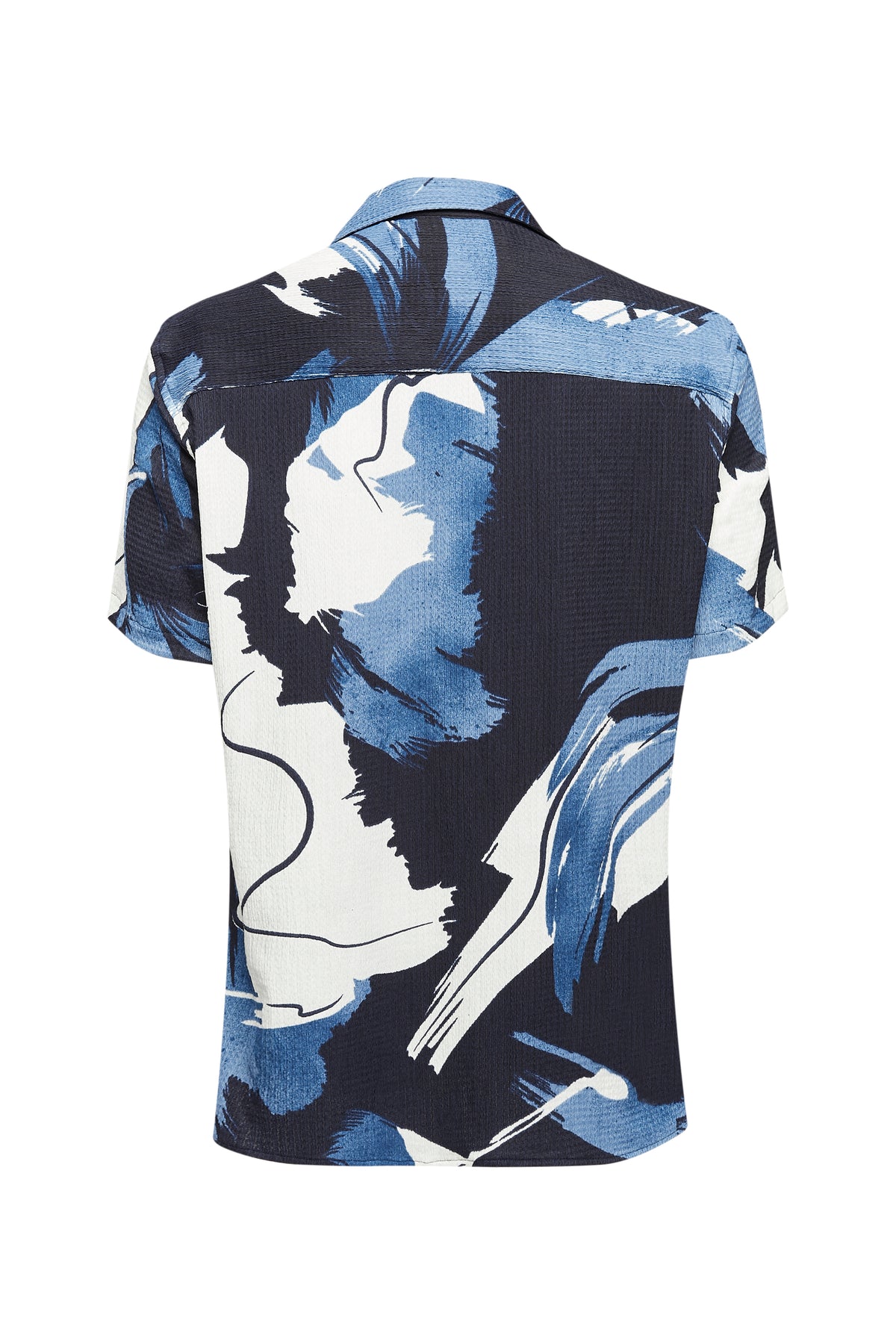 Gouache Indigo Short Sleeve Shirt