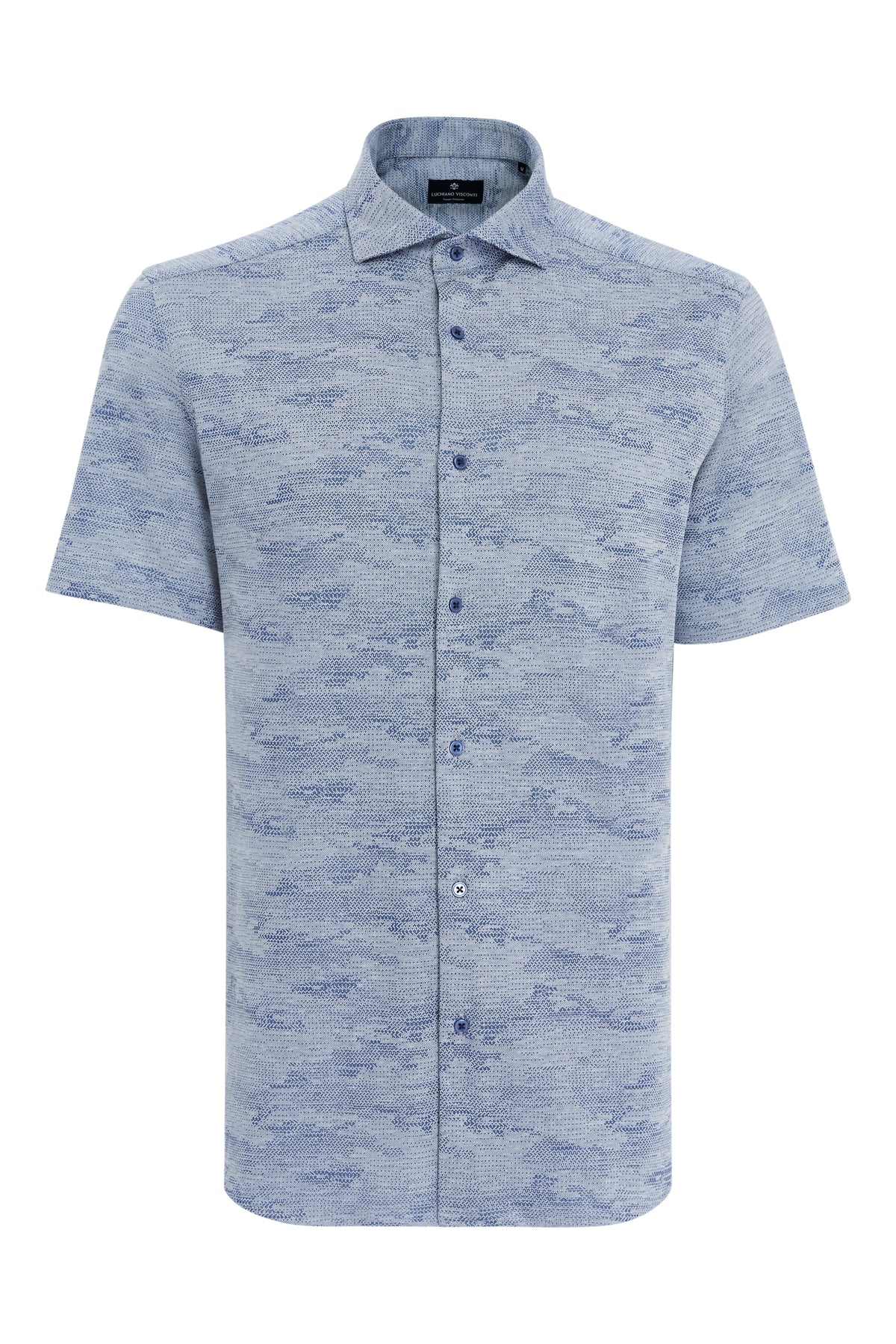 Abstract Waves Short Sleeve Shirt