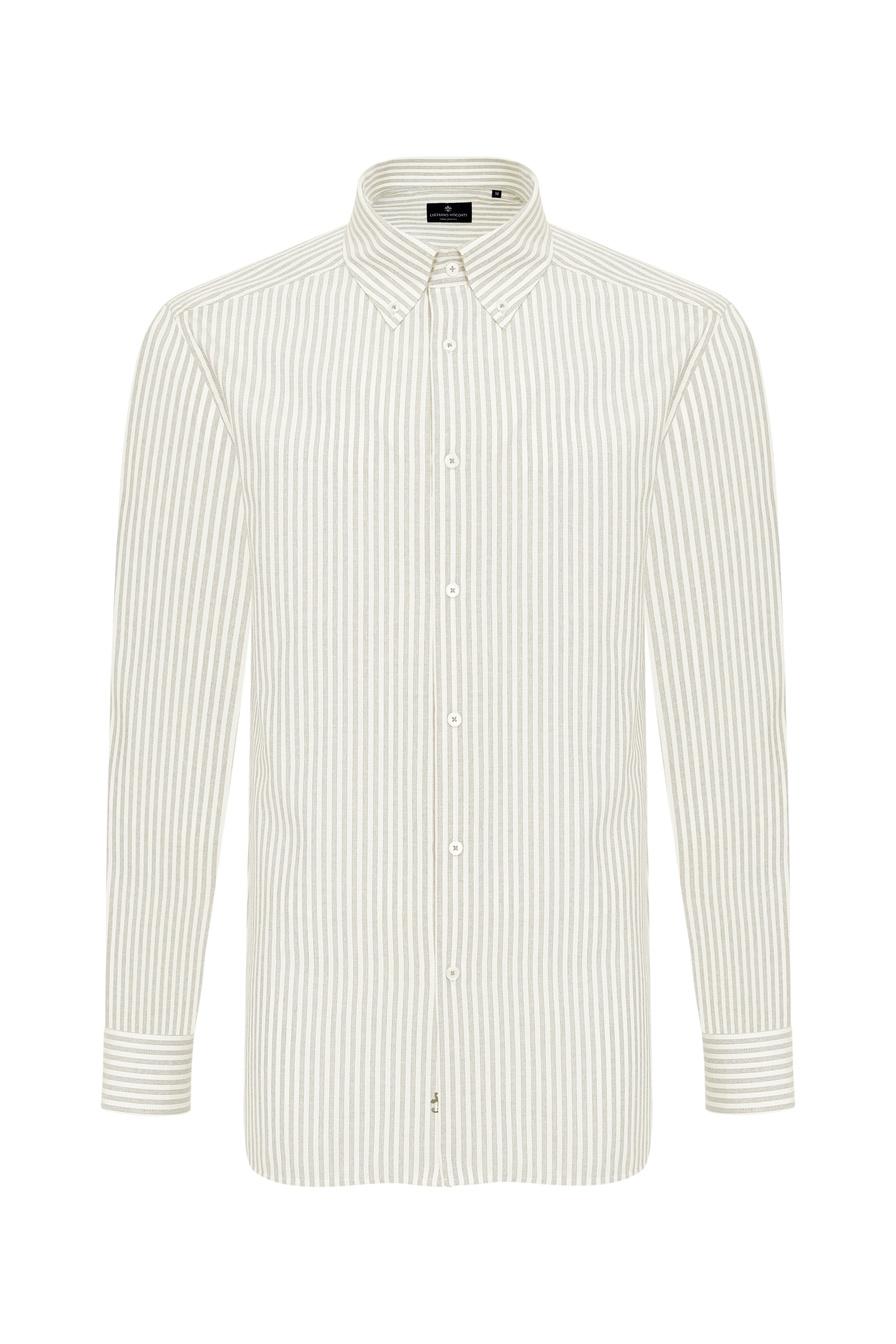 Sand Stripe Long Sleeve Shirt