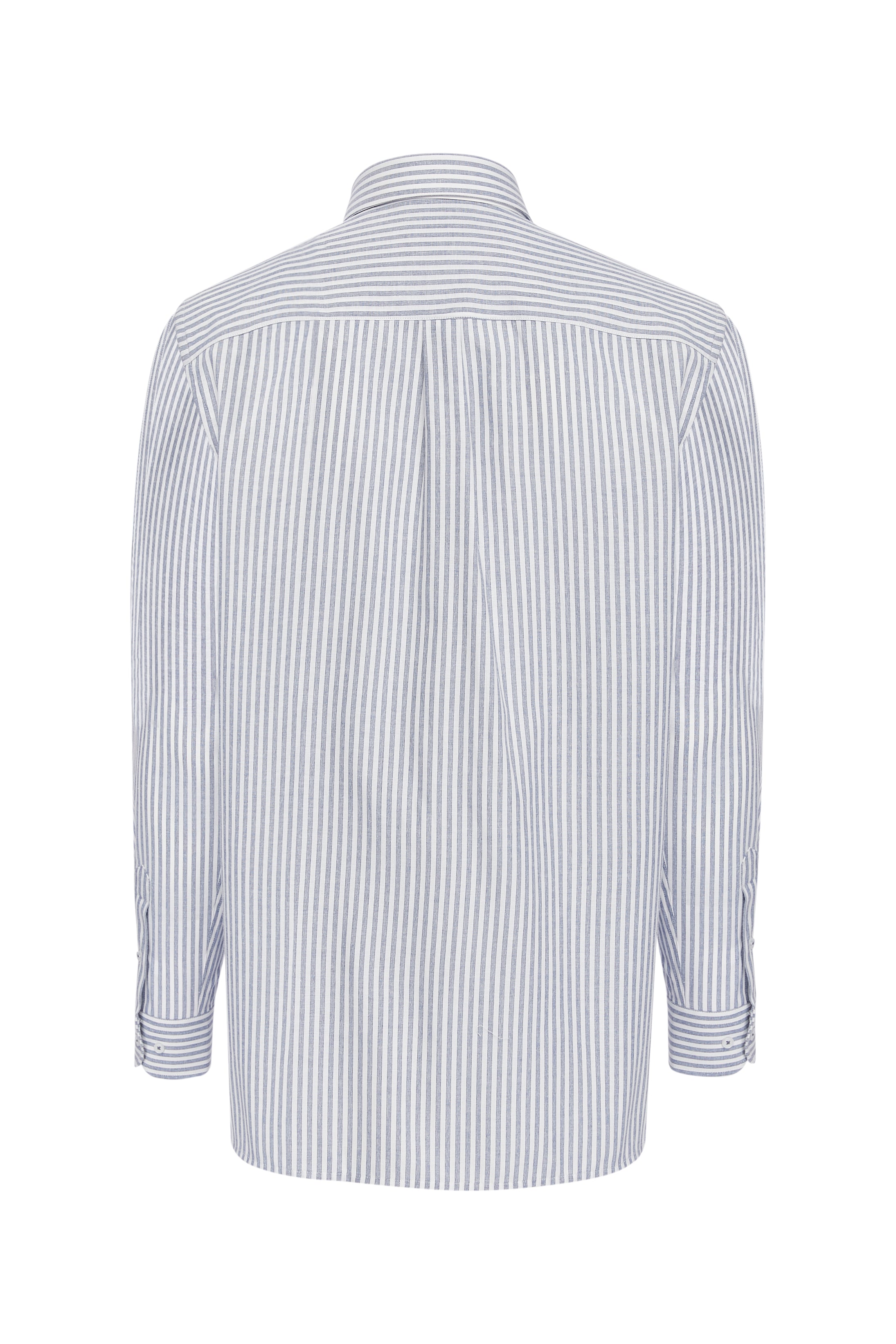 Navy Stripe Long Sleeve Shirt