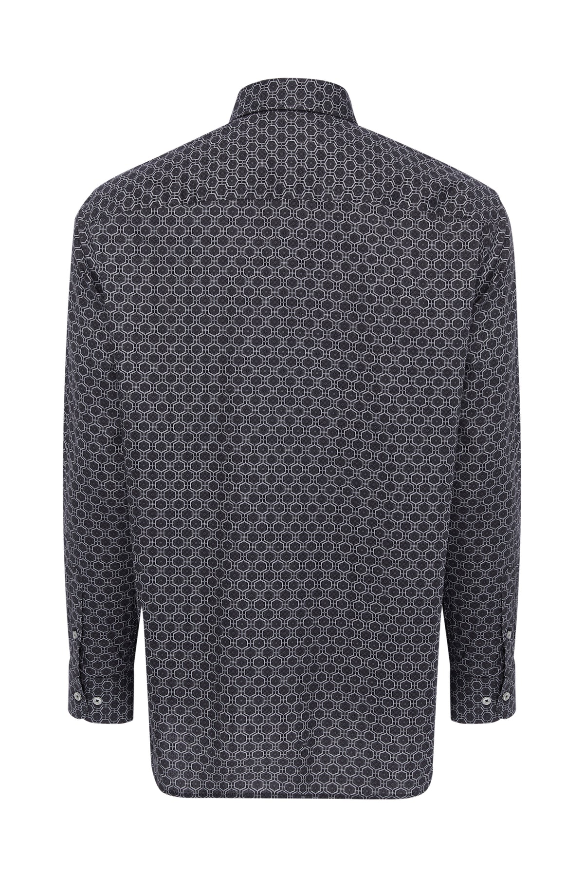 Geo Hexagon Print Shirt