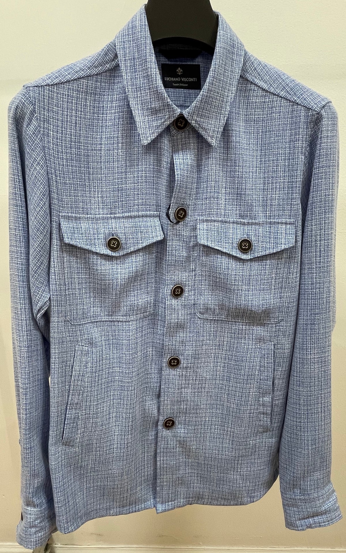 Sky Blue Safari Shacket