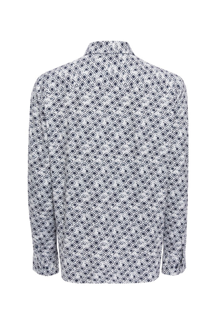 Vintage Diamond Print Shirt