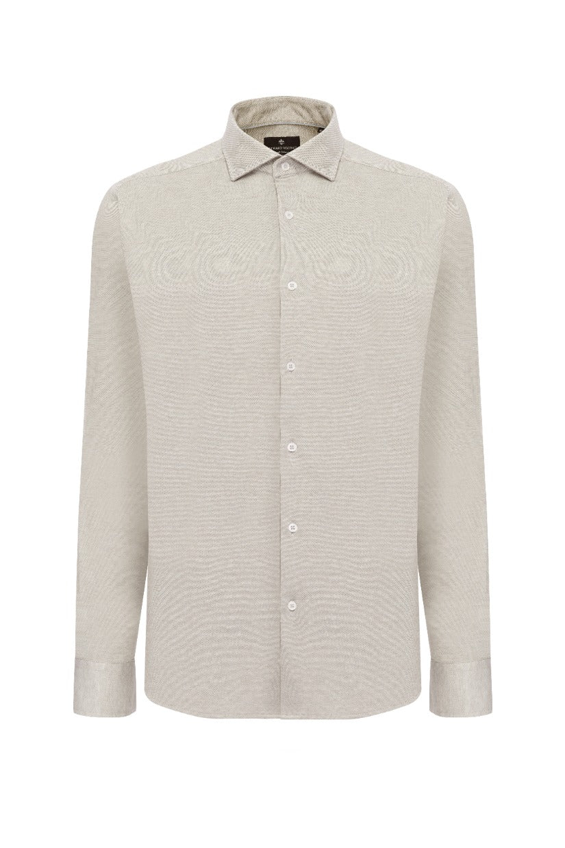 Taupe Azienda Knit Shirt