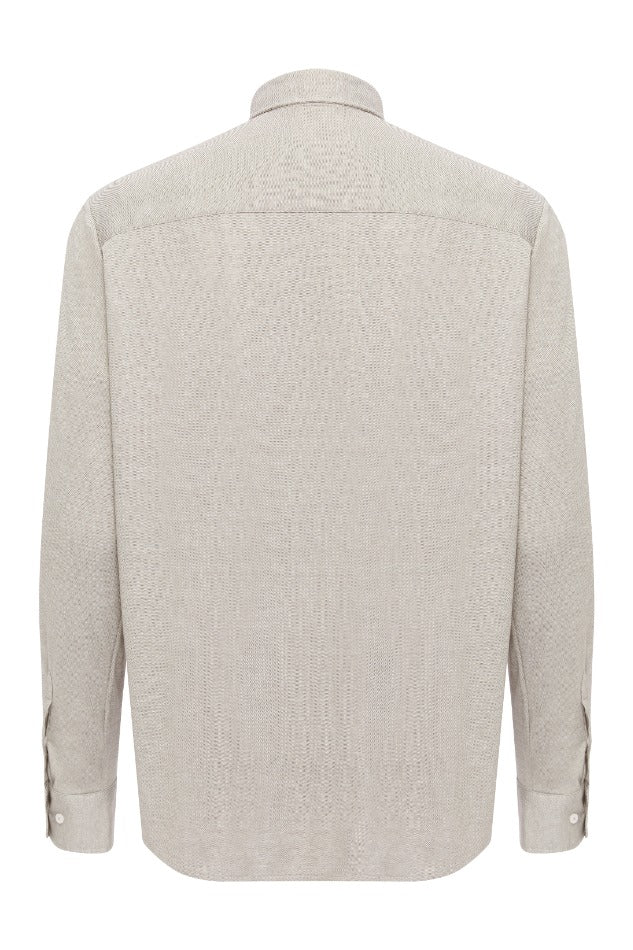 Taupe Azienda Knit Shirt