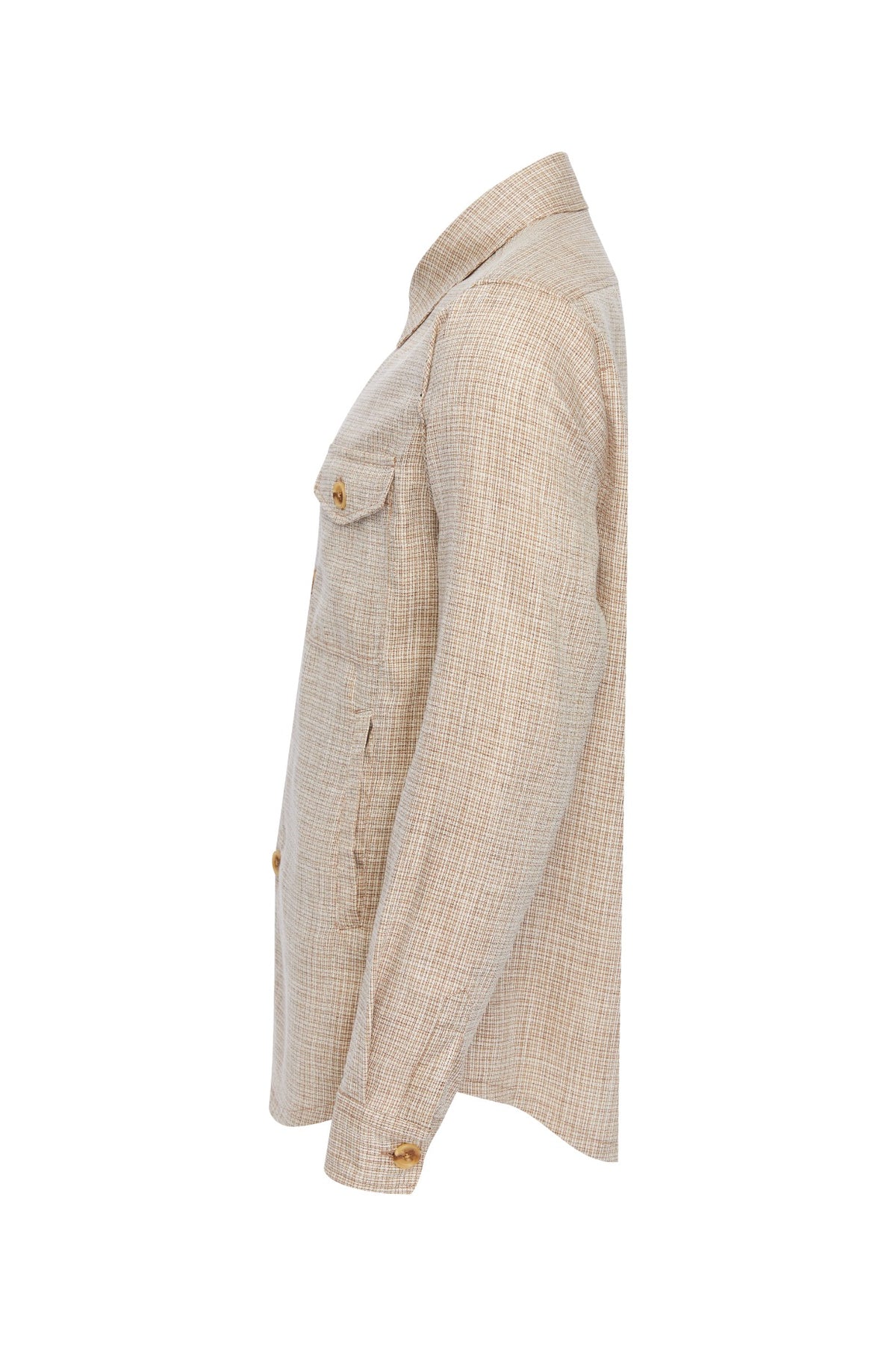 Khaki Safari Shacket