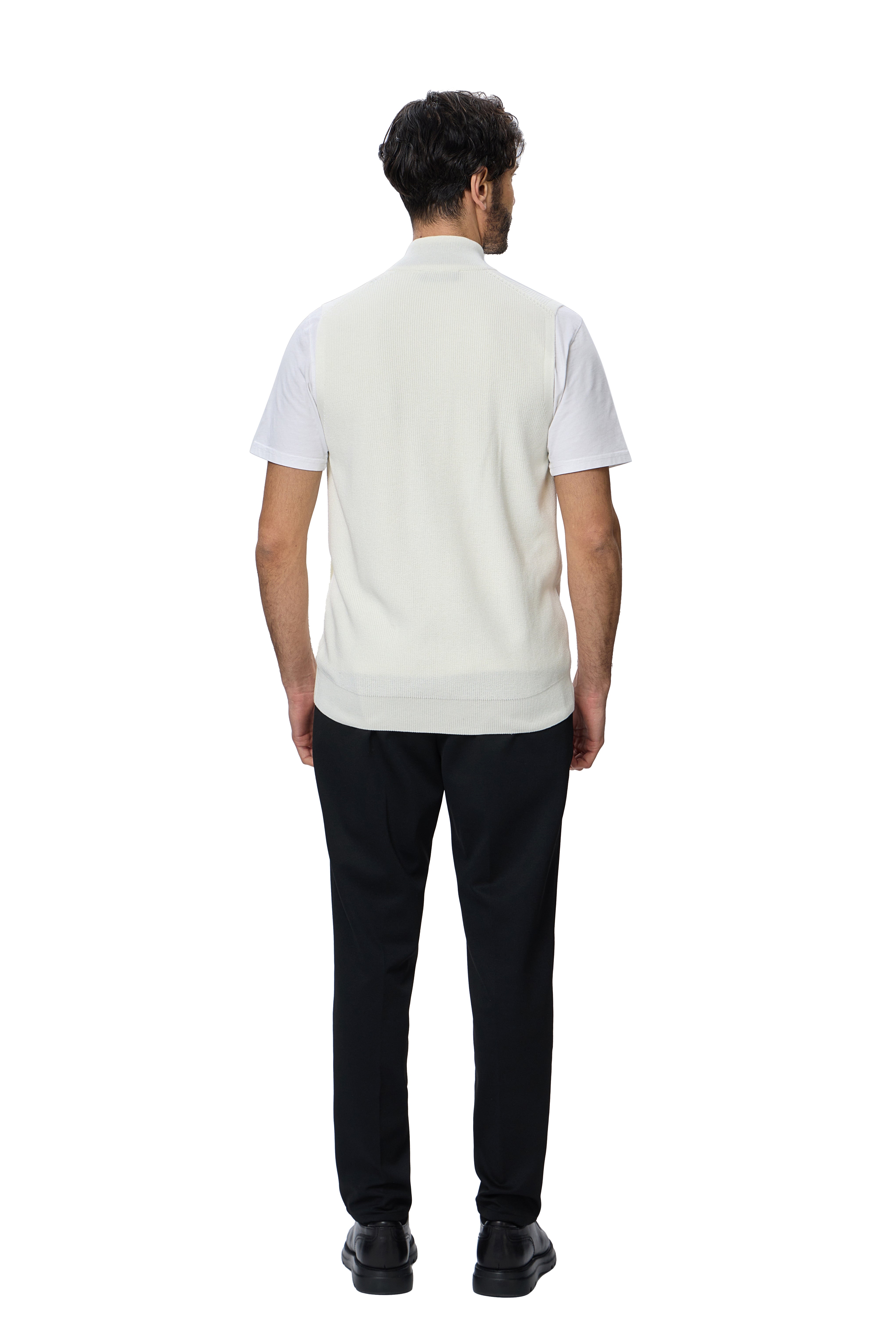 Ecru Sweater Vest