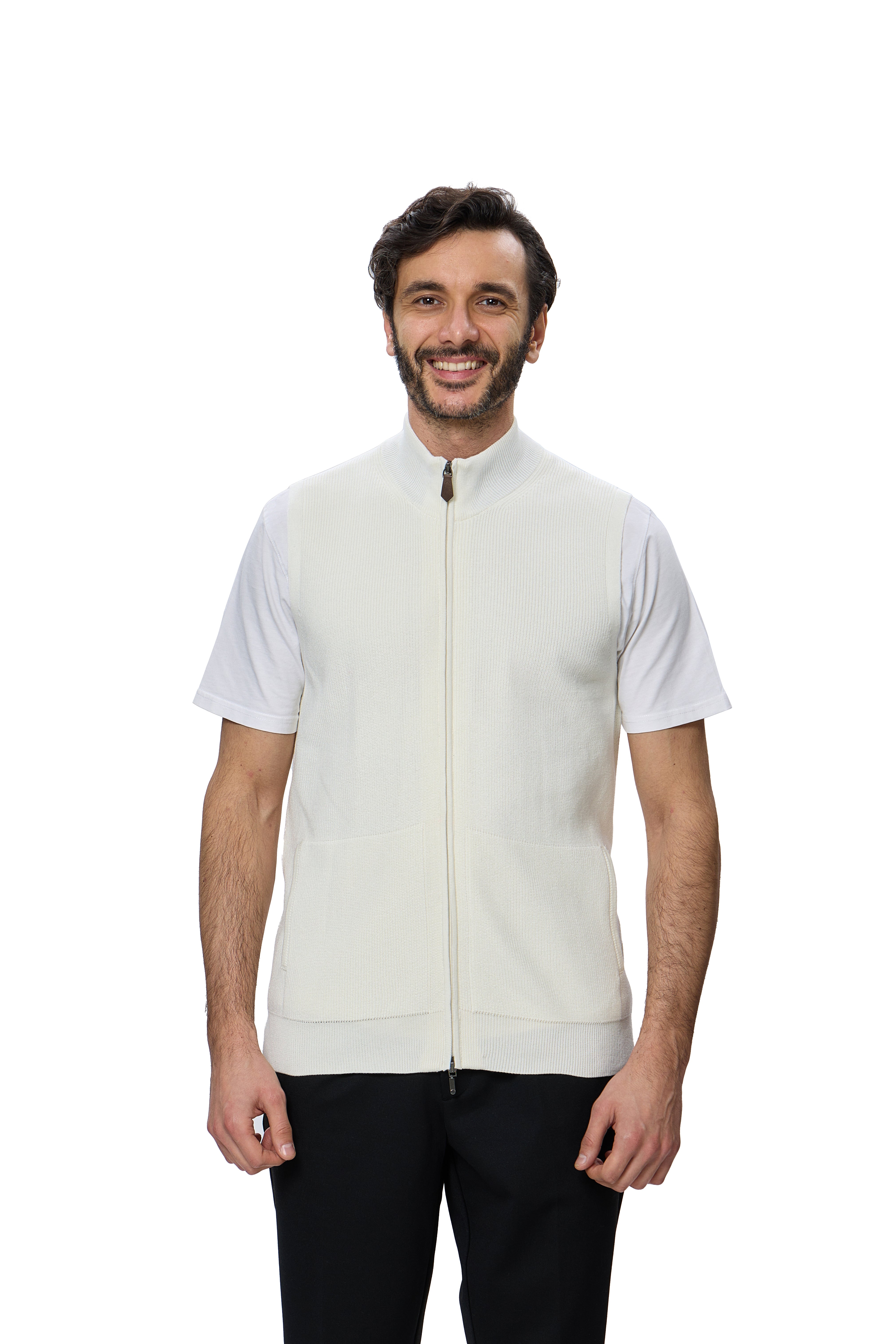 Ecru Sweater Vest