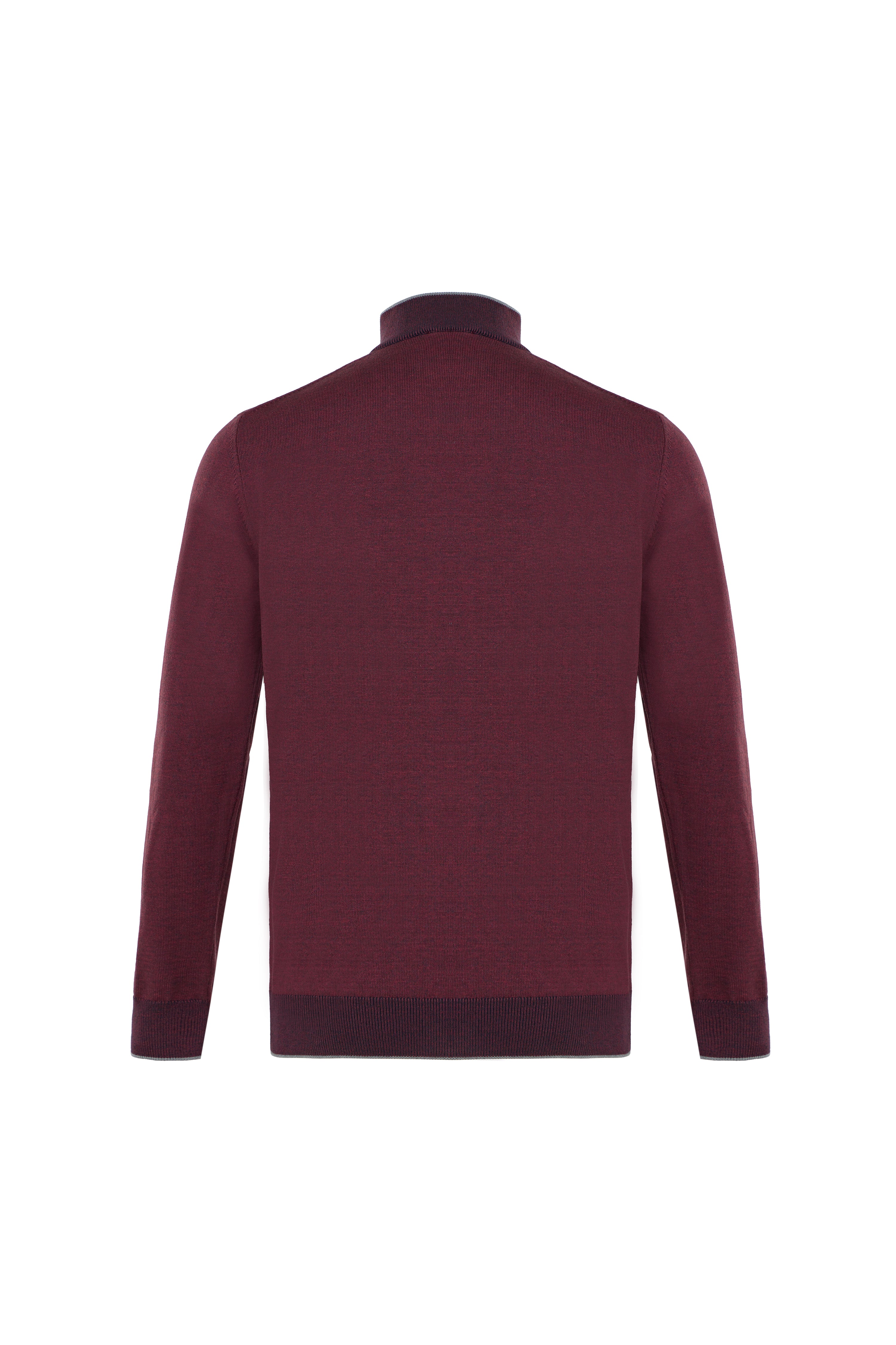 Bordeaux Banded Quarter Zip
