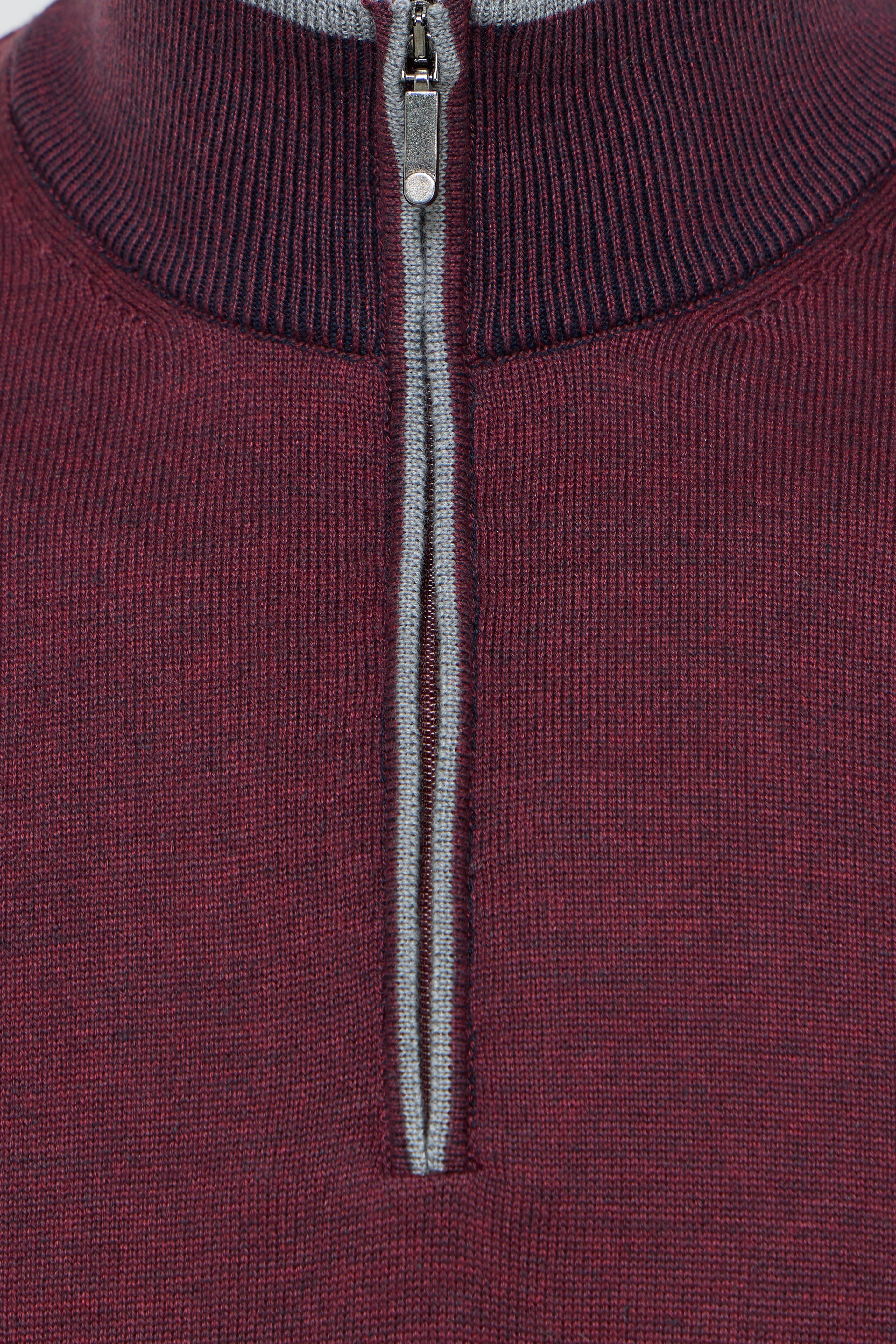 Bordeaux Banded Quarter Zip
