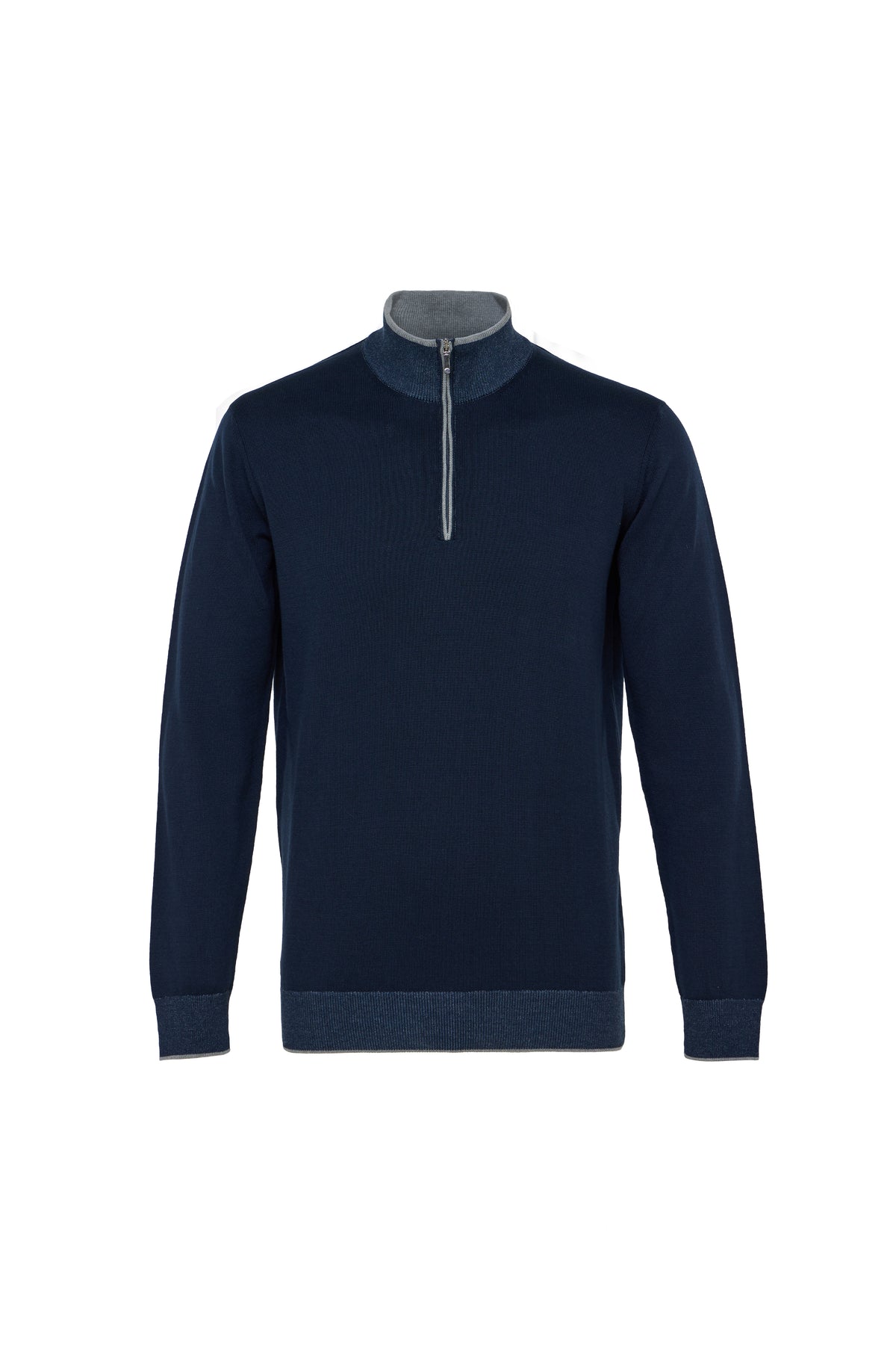 Navy Banded Quarter Zip