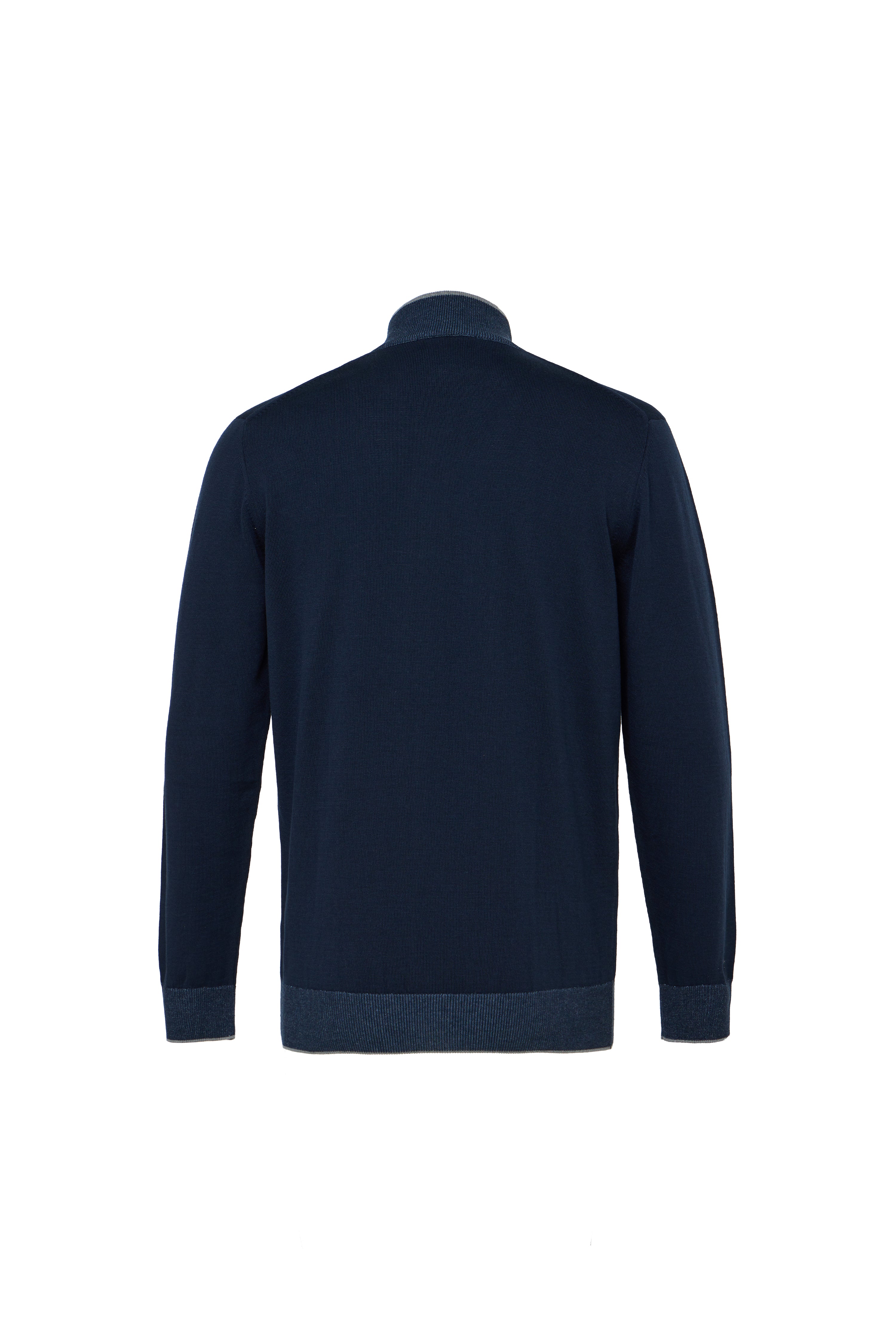 Navy Banded Quarter Zip