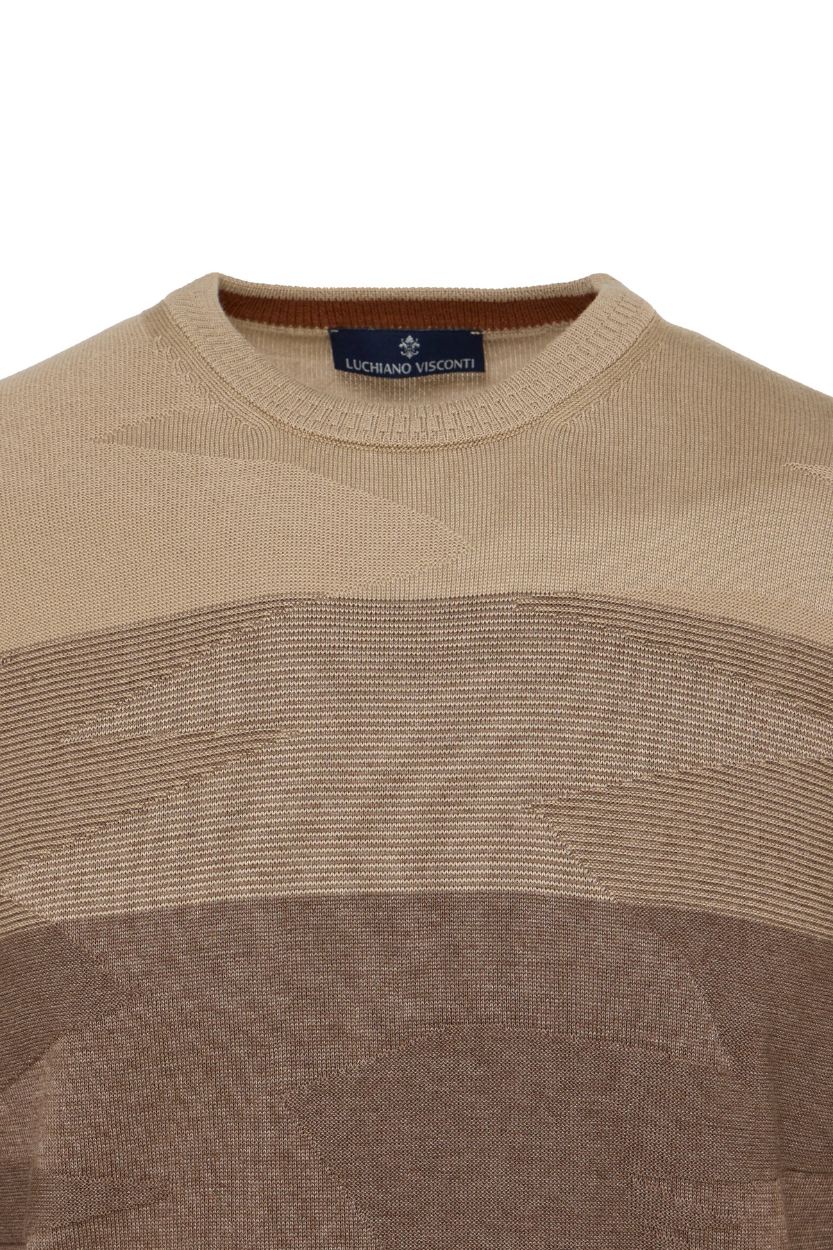 Zig Zag Crew Neck Sweater