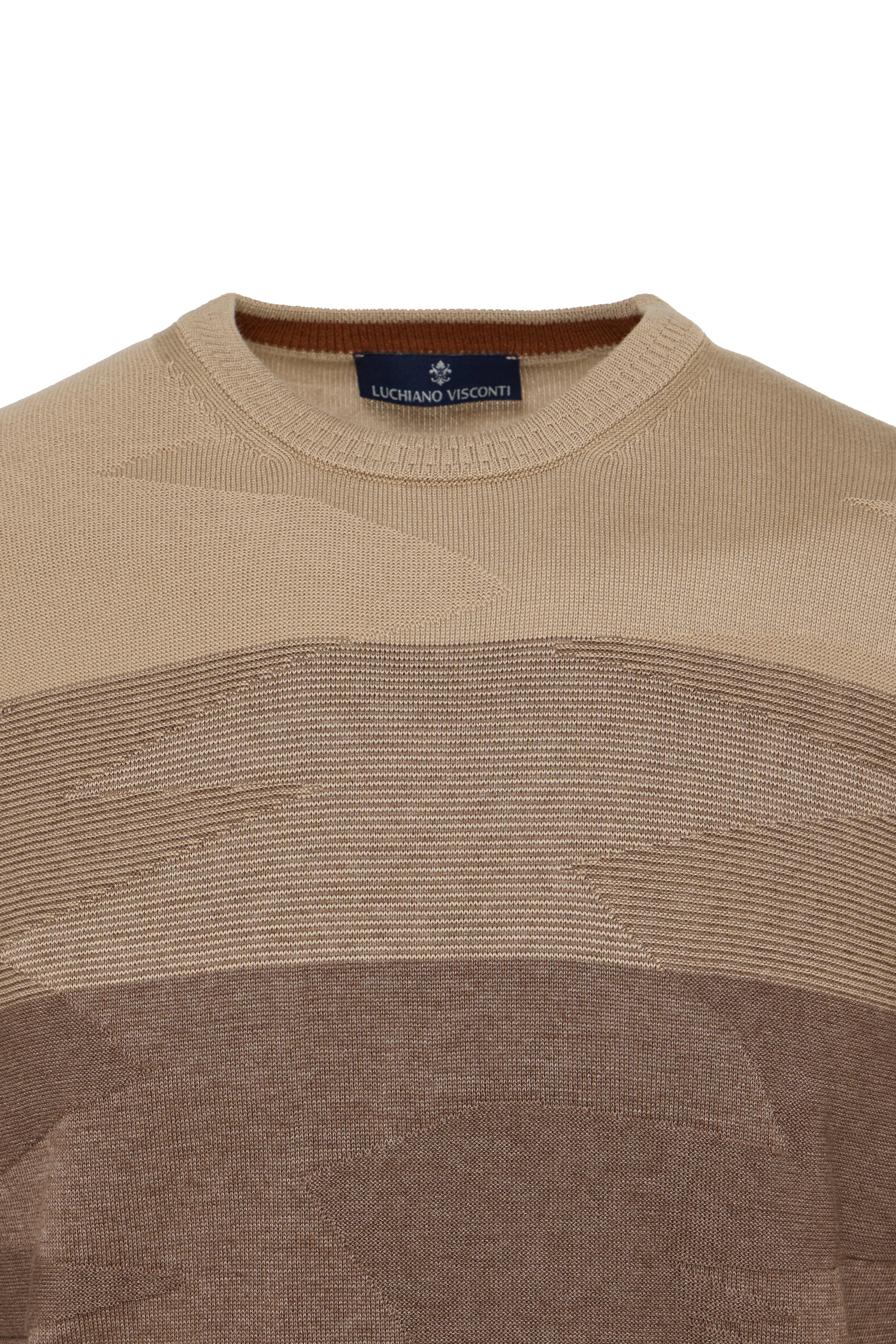 Zig Zag Crew Neck Sweater