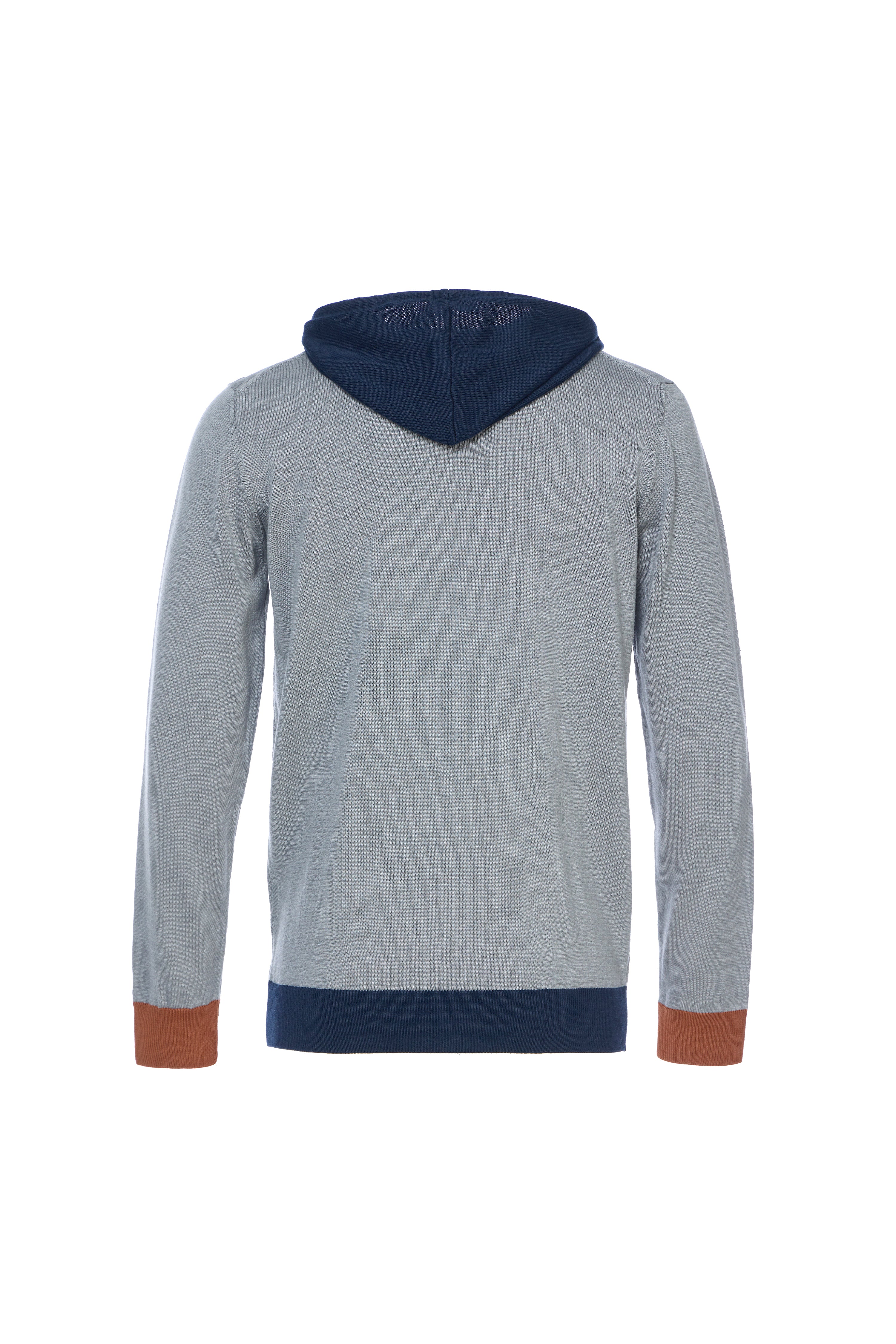 Double Zip Knit Hoodie