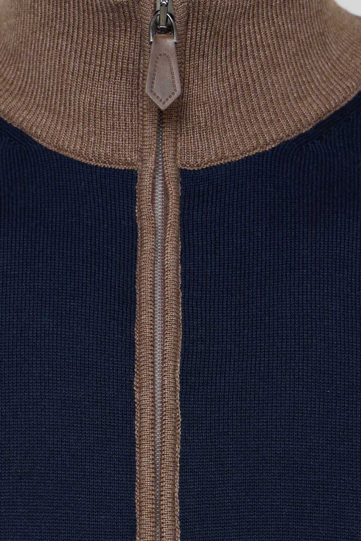 Double Full Zip Sweater