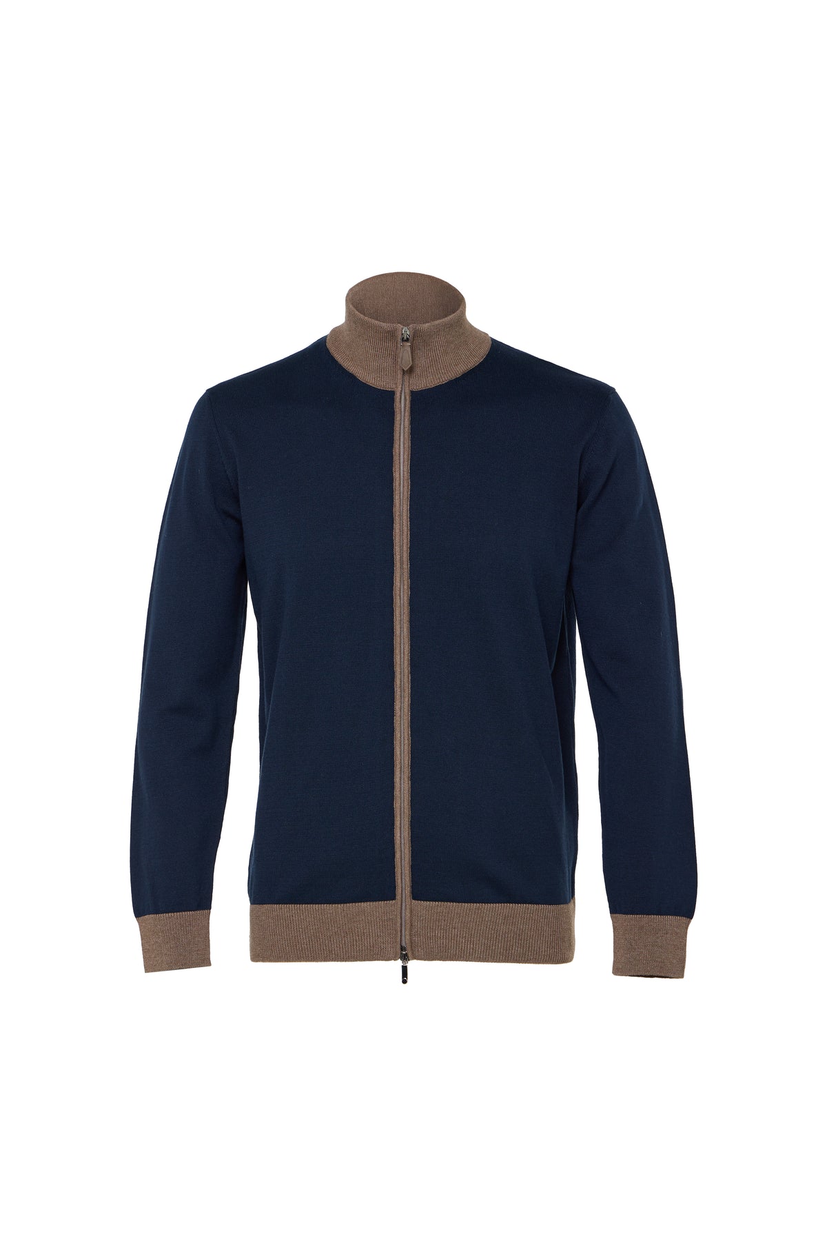 Double Full Zip Sweater