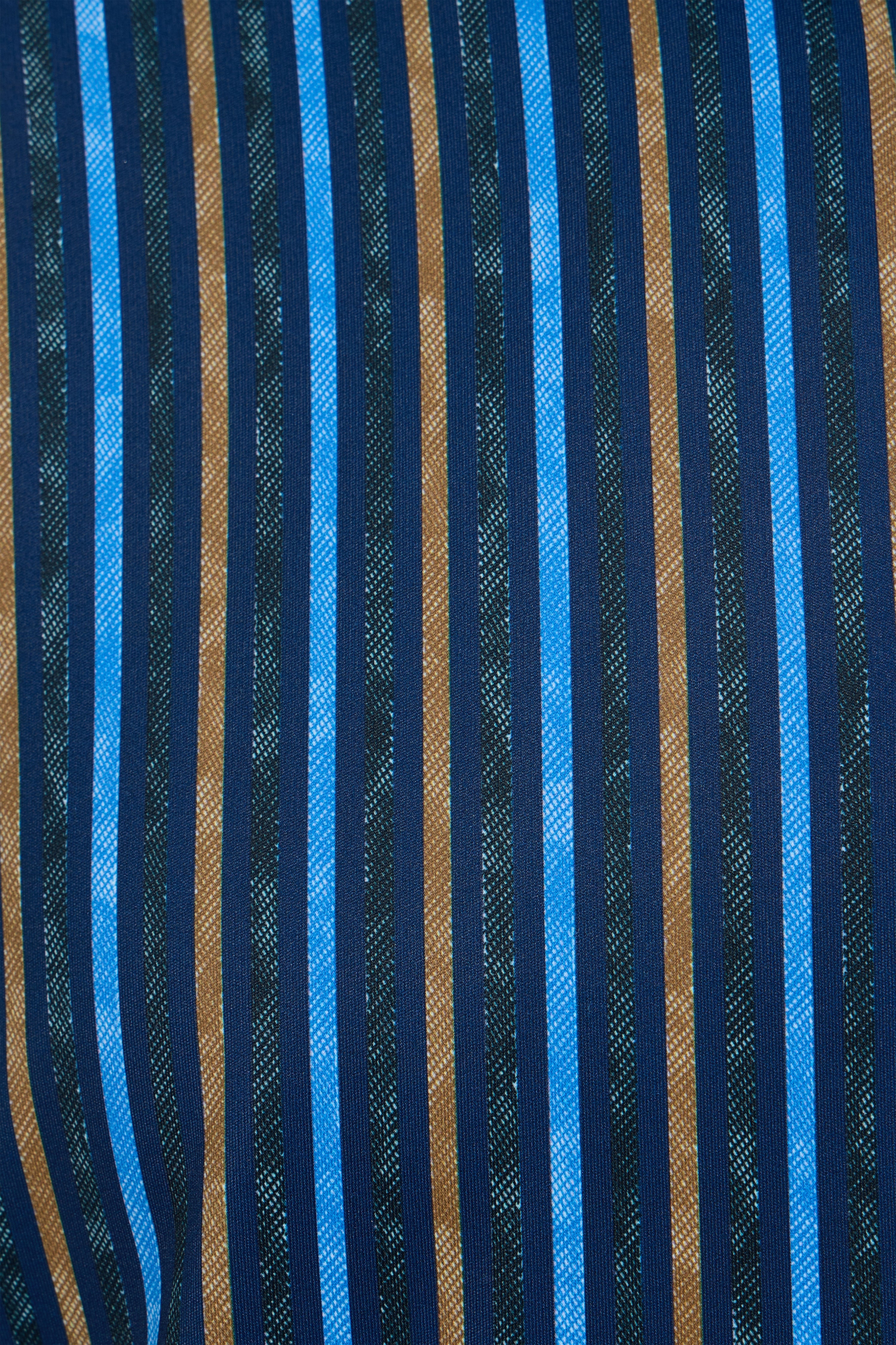 Vertical Stripe & Geo Button Down Shirt