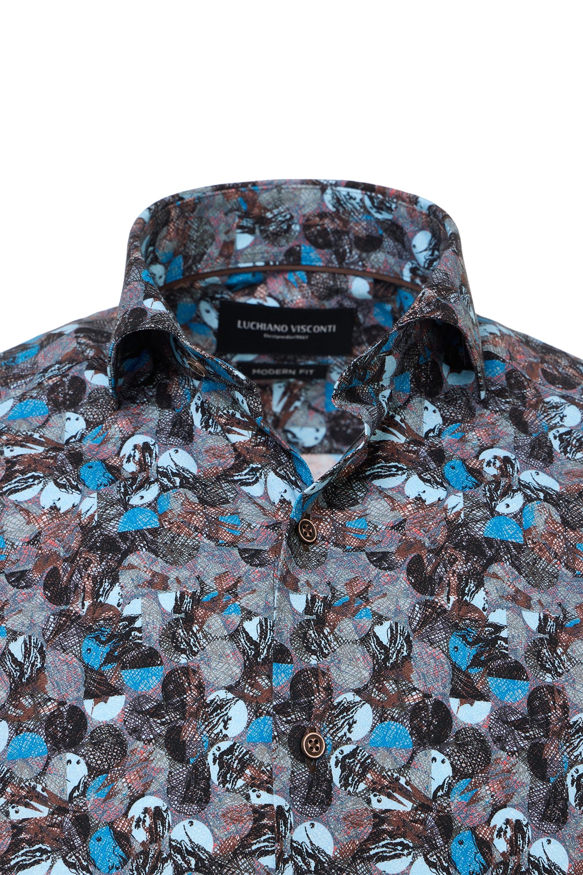 Circle Splash Button Down Shirt