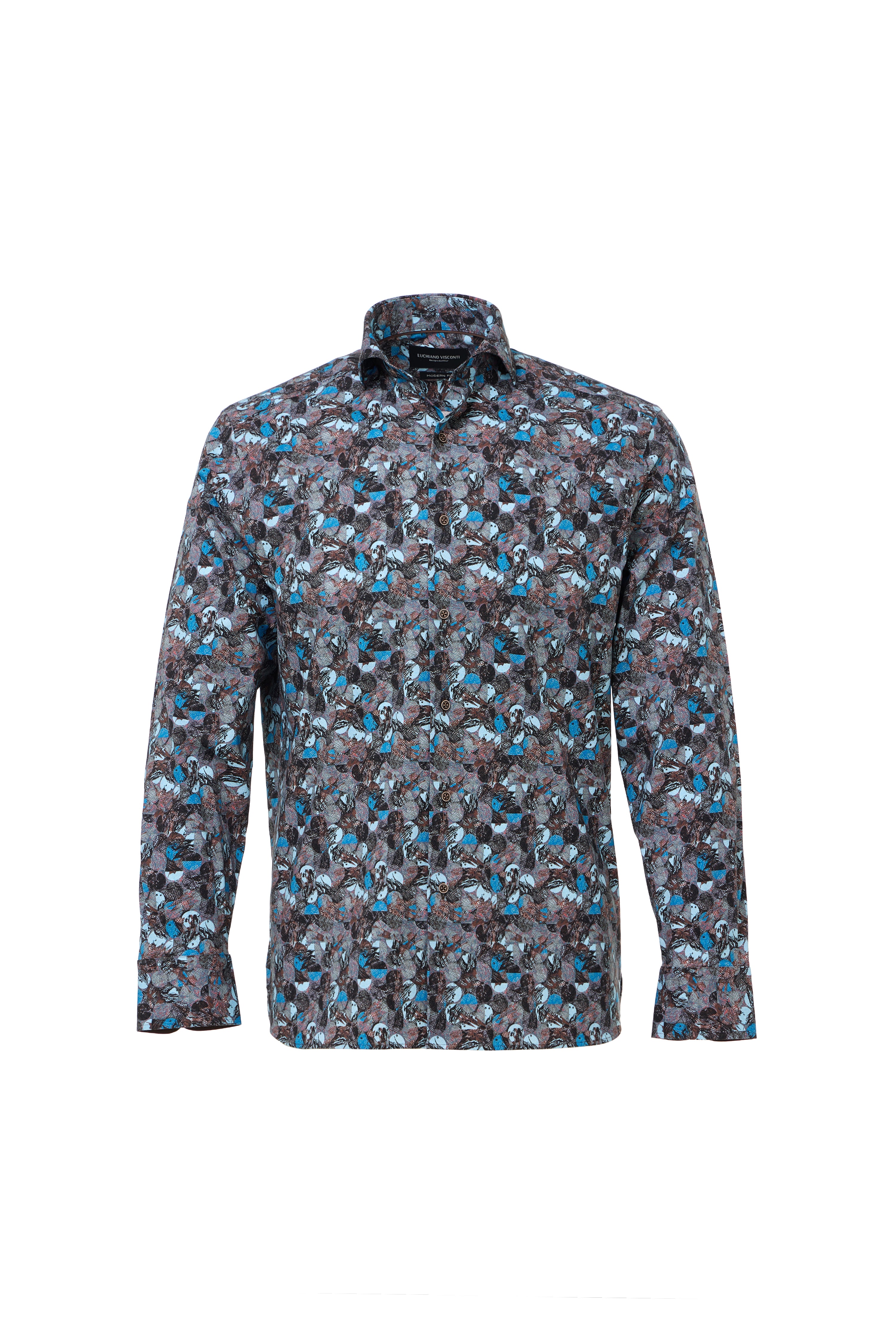 Circle Splash Button Down Shirt
