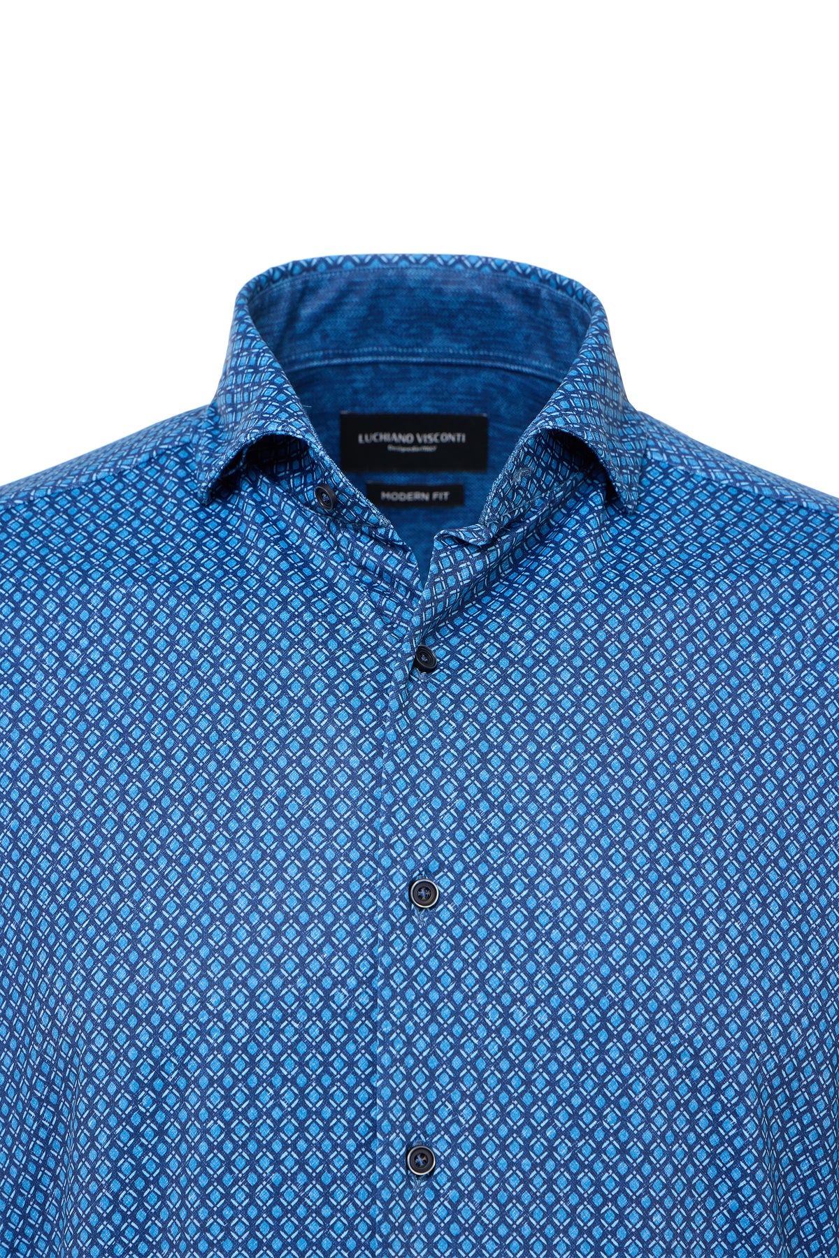 Multi Geo Rainbow Splash Print Shirt