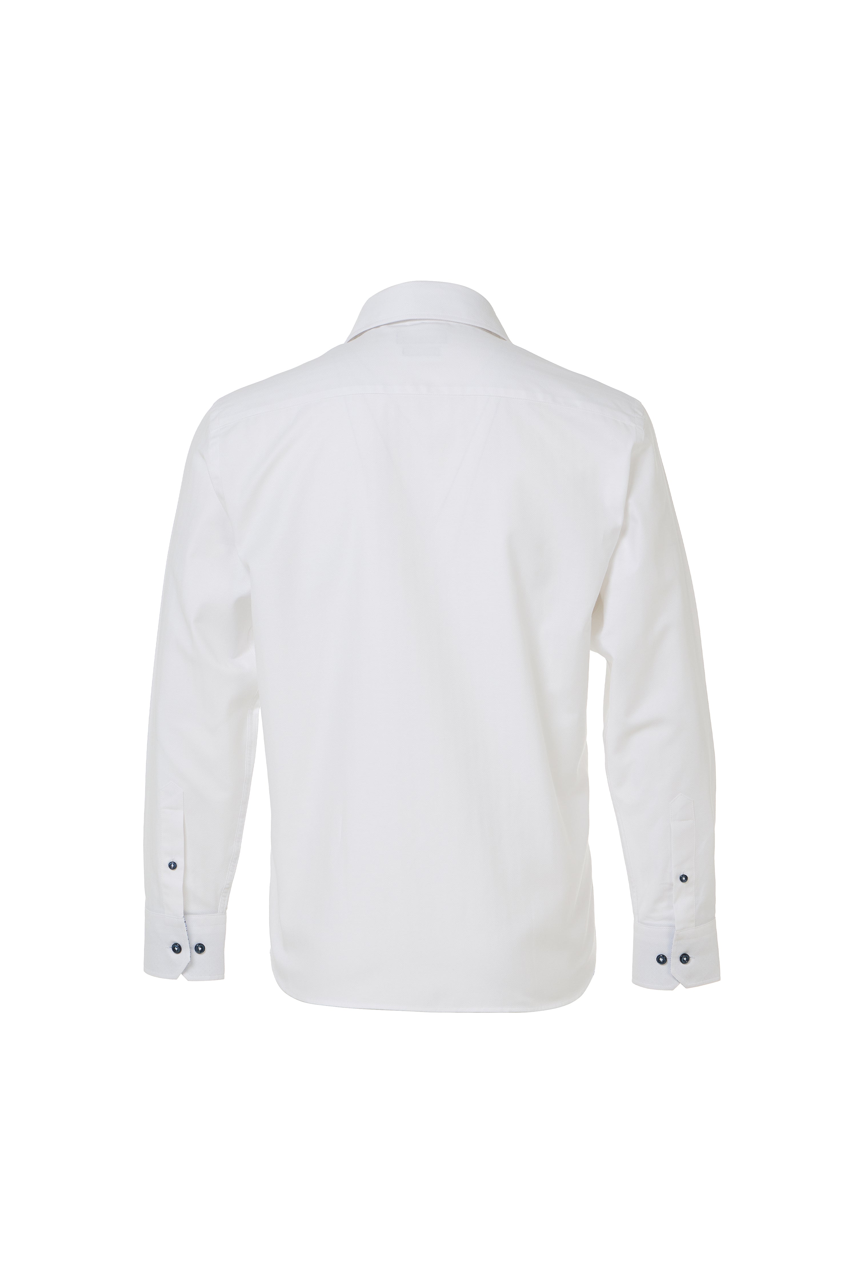 White Herringbone Dress Shirt