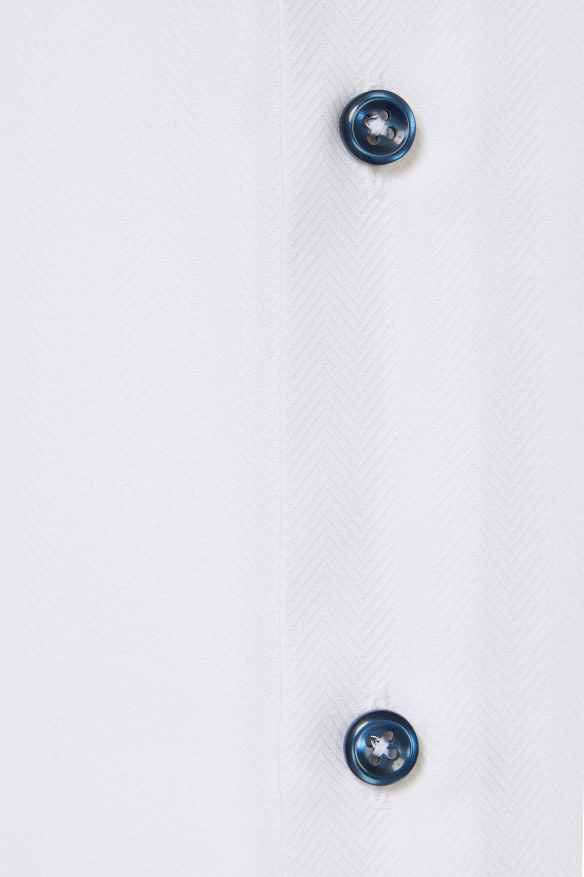 White Herringbone Dress Shirt