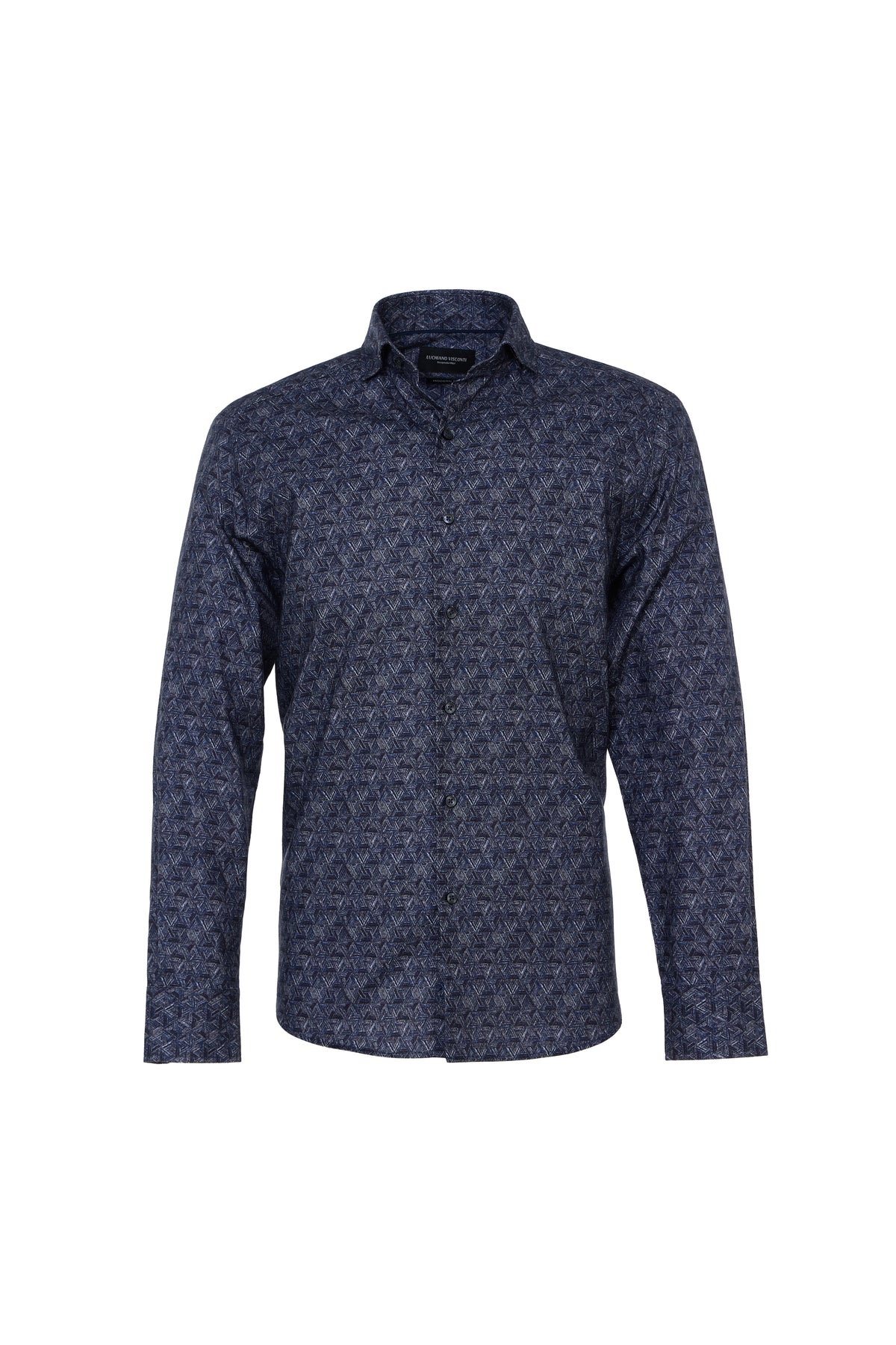 Chain Geo Print Shirt