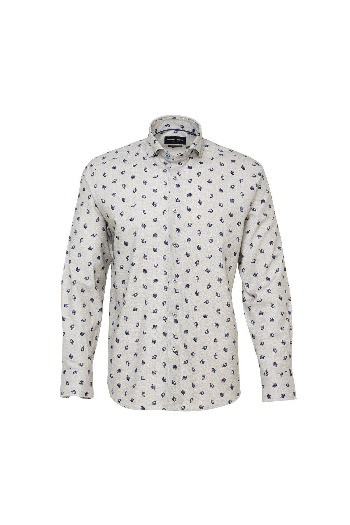 Acorn Print Gingham Shirt