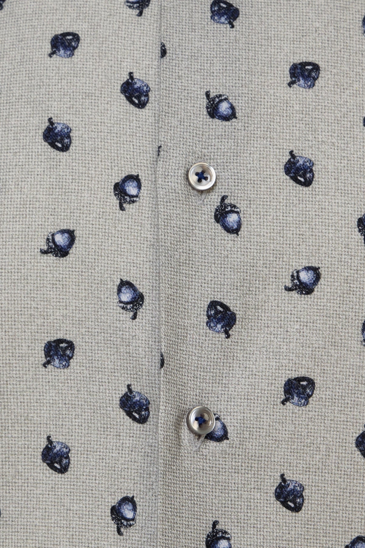 Acorn Print Gingham Shirt