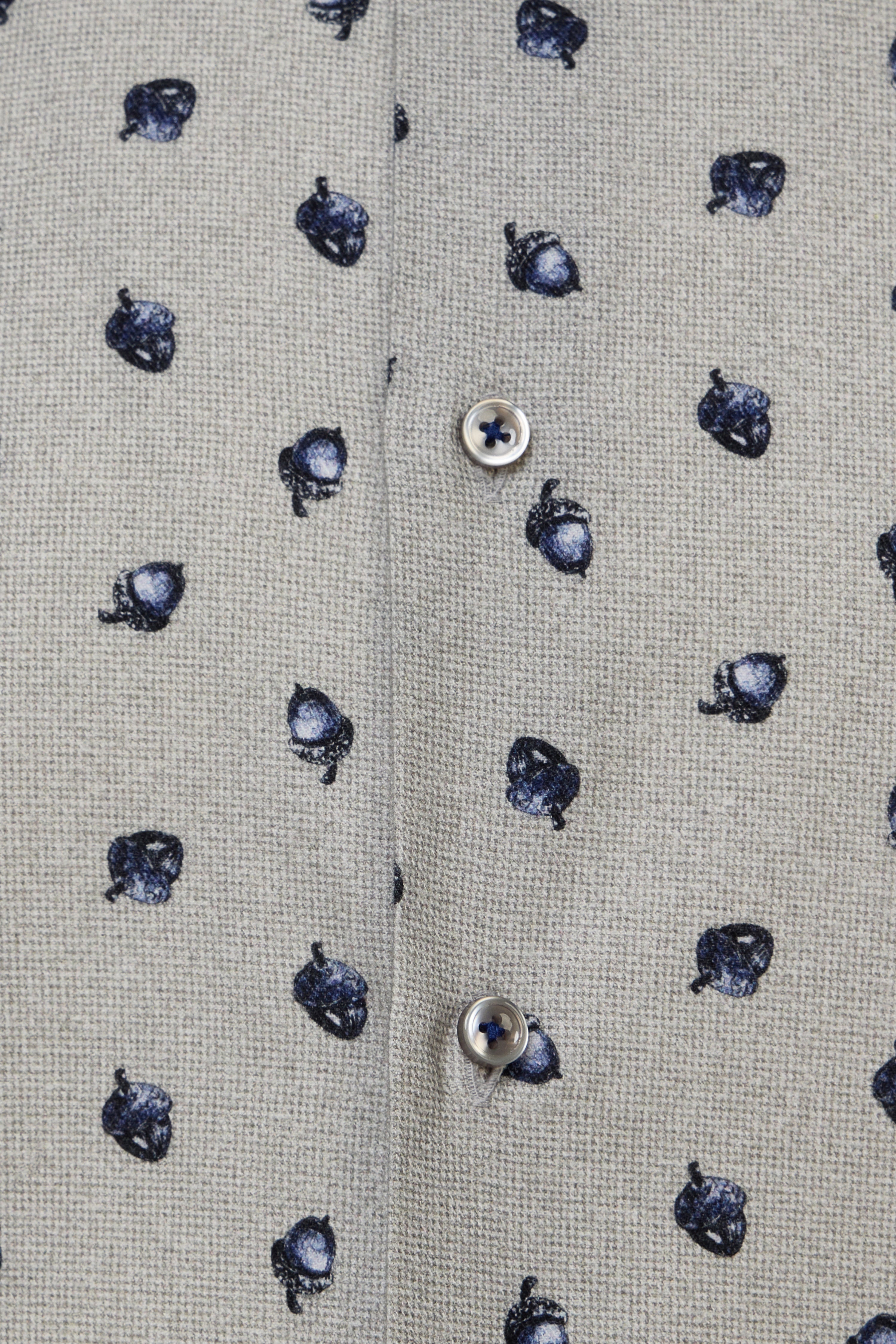 Acorn Print Gingham Shirt