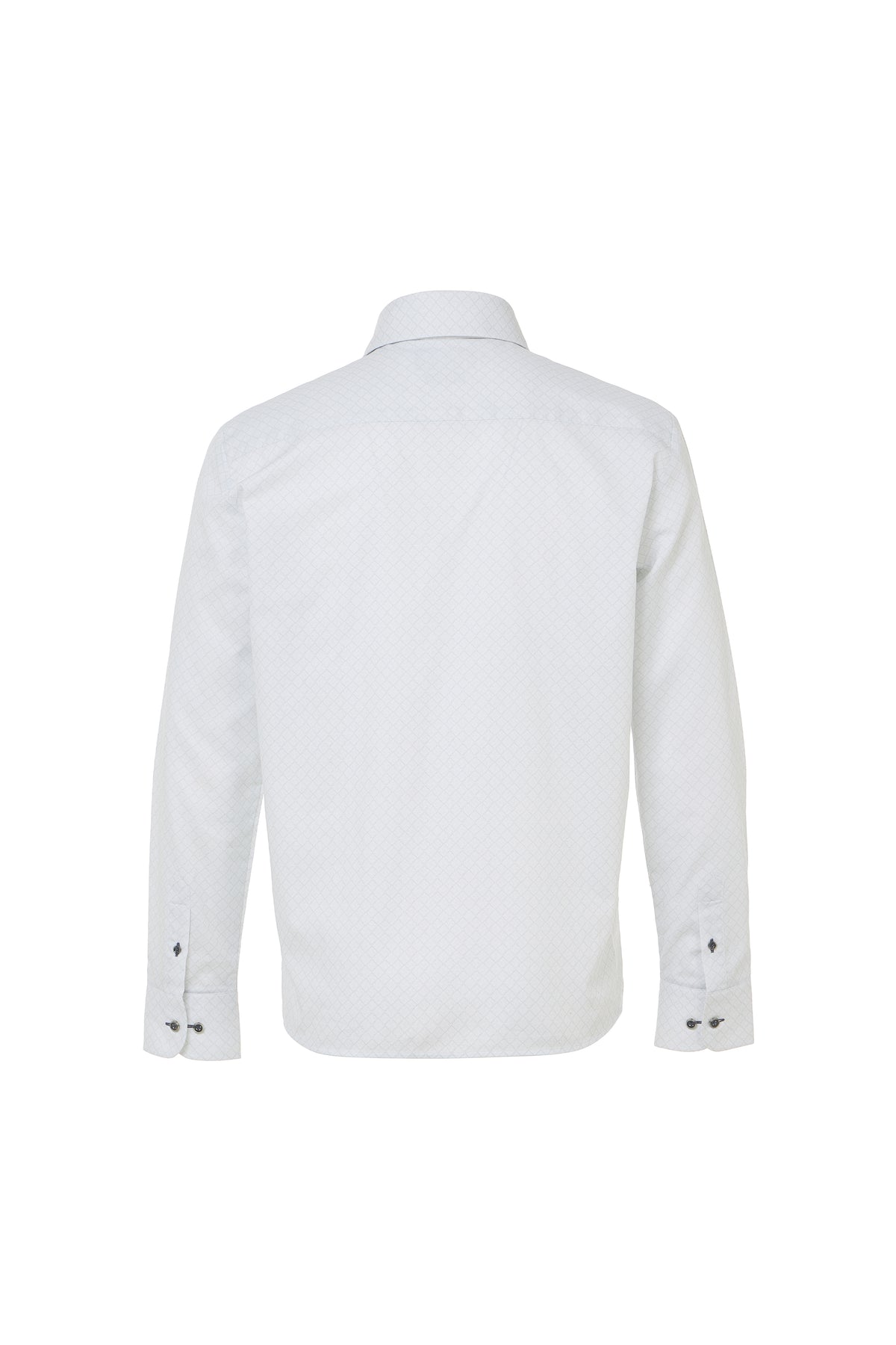 Oxford Dobby Geo Print Button Down Shirt