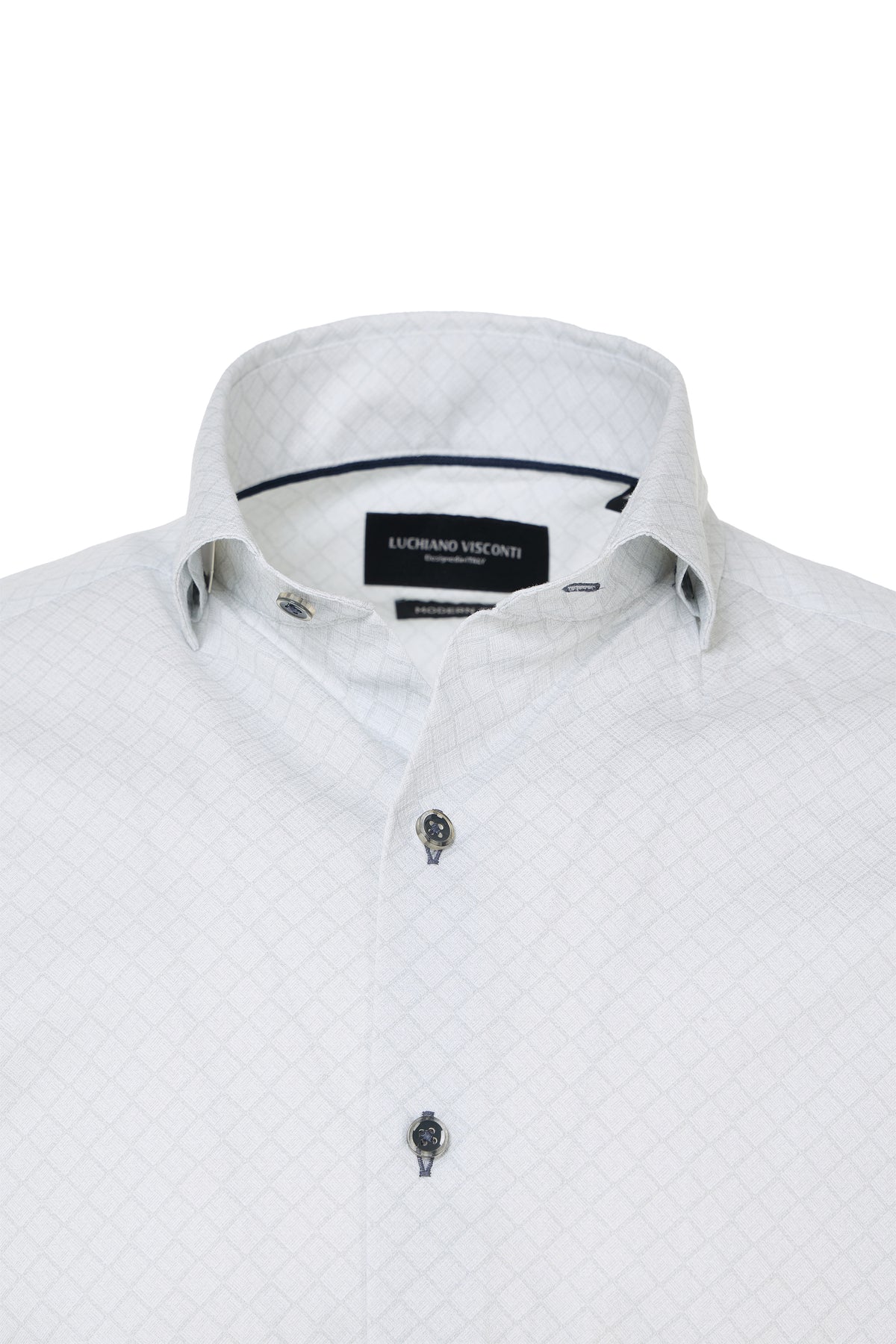 Oxford Dobby Geo Print Button Down Shirt