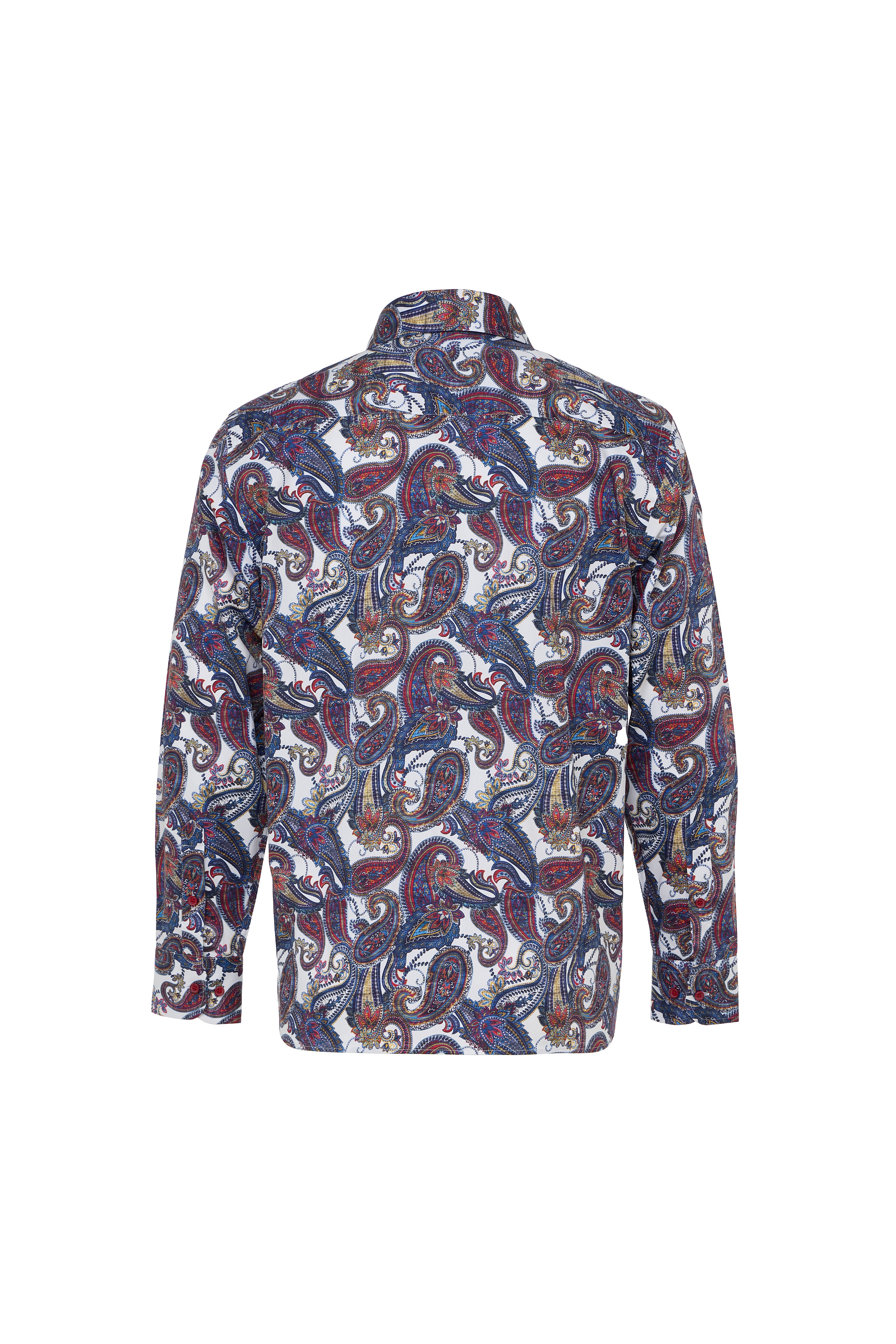 multicolor Paisley Organic Cotton Button Down Shirt