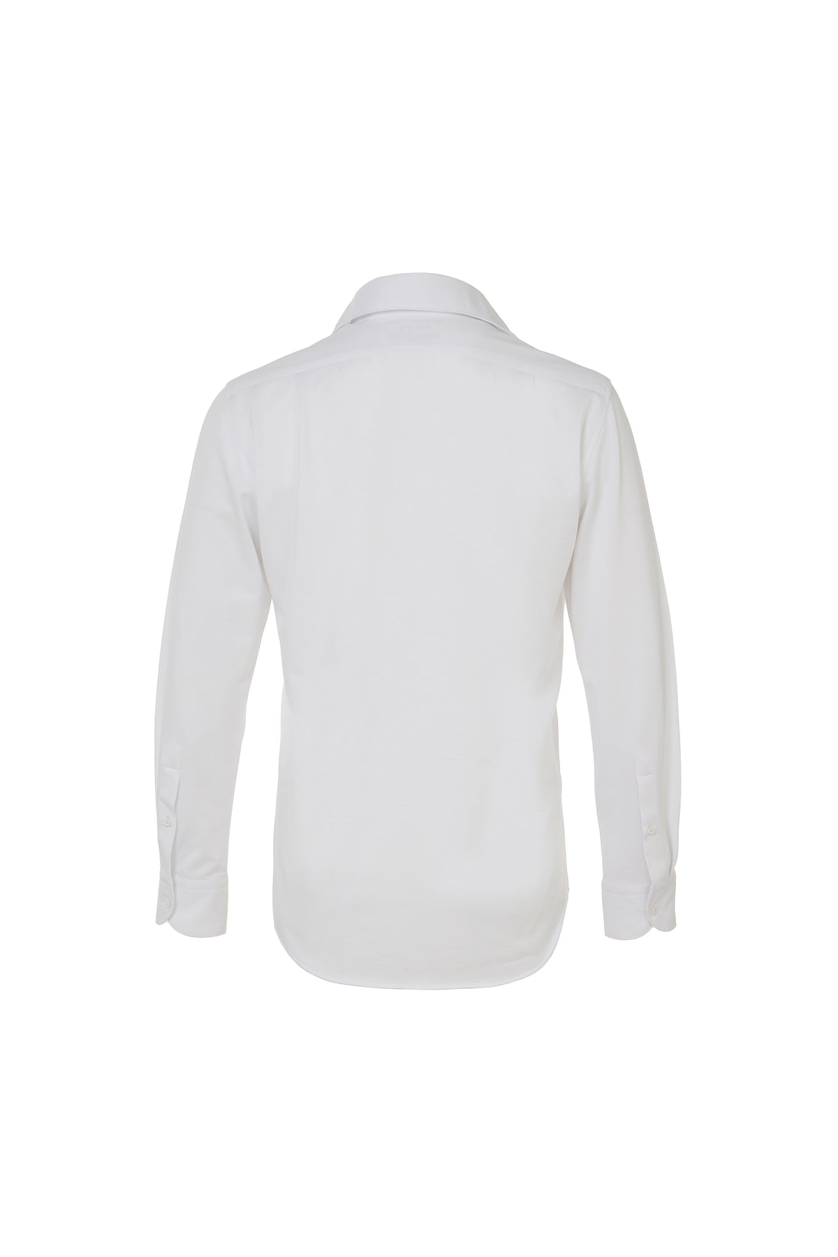 White One-Piece Collar Performance Stretch Shirt