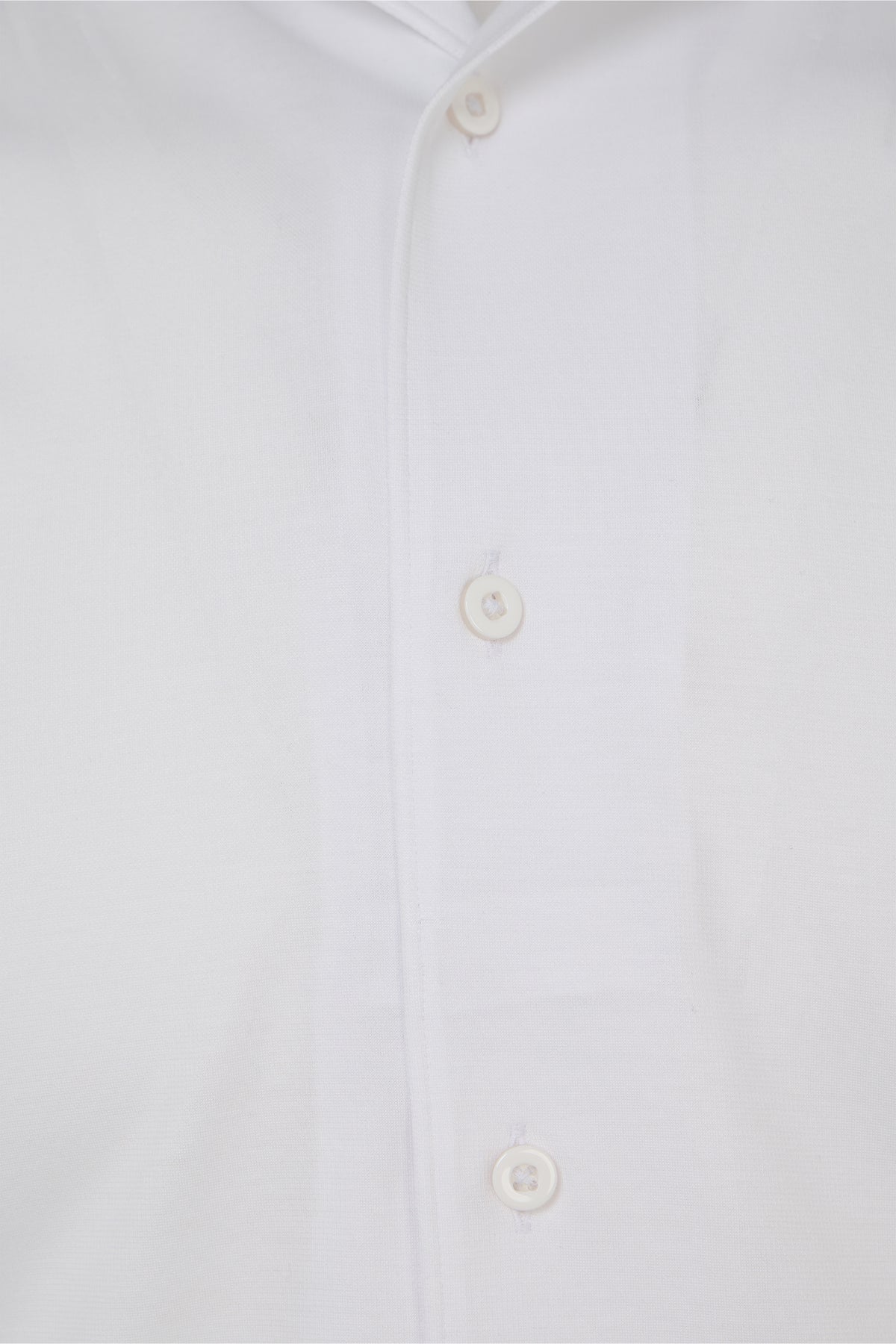 White One-Piece Collar Performance Stretch Shirt