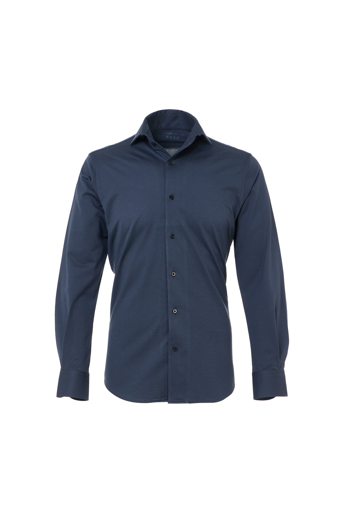 Navy One-Piece Collar Performance Stretch Shirt